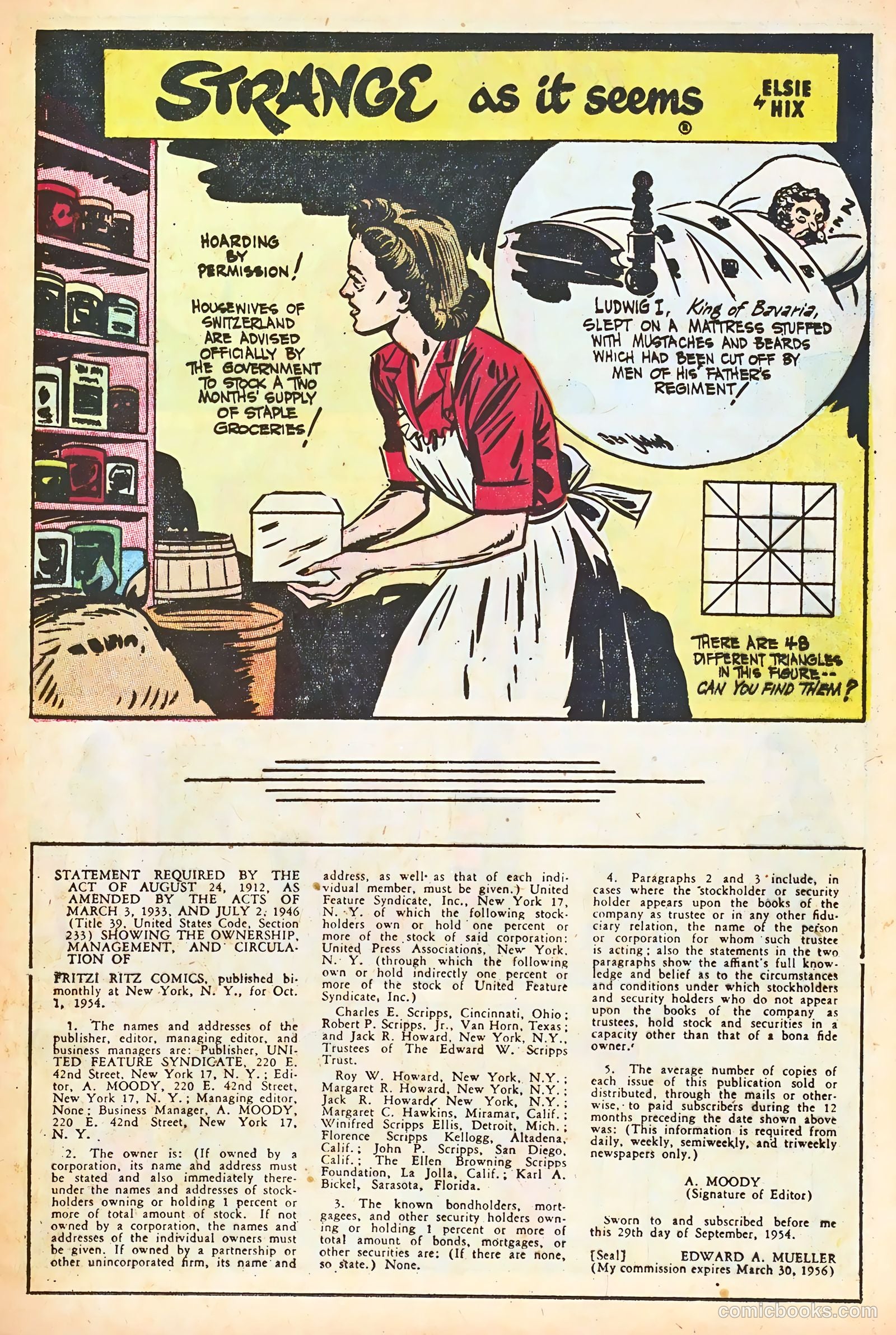Fritzi Ritz #39 (1956) — page 13 of 33