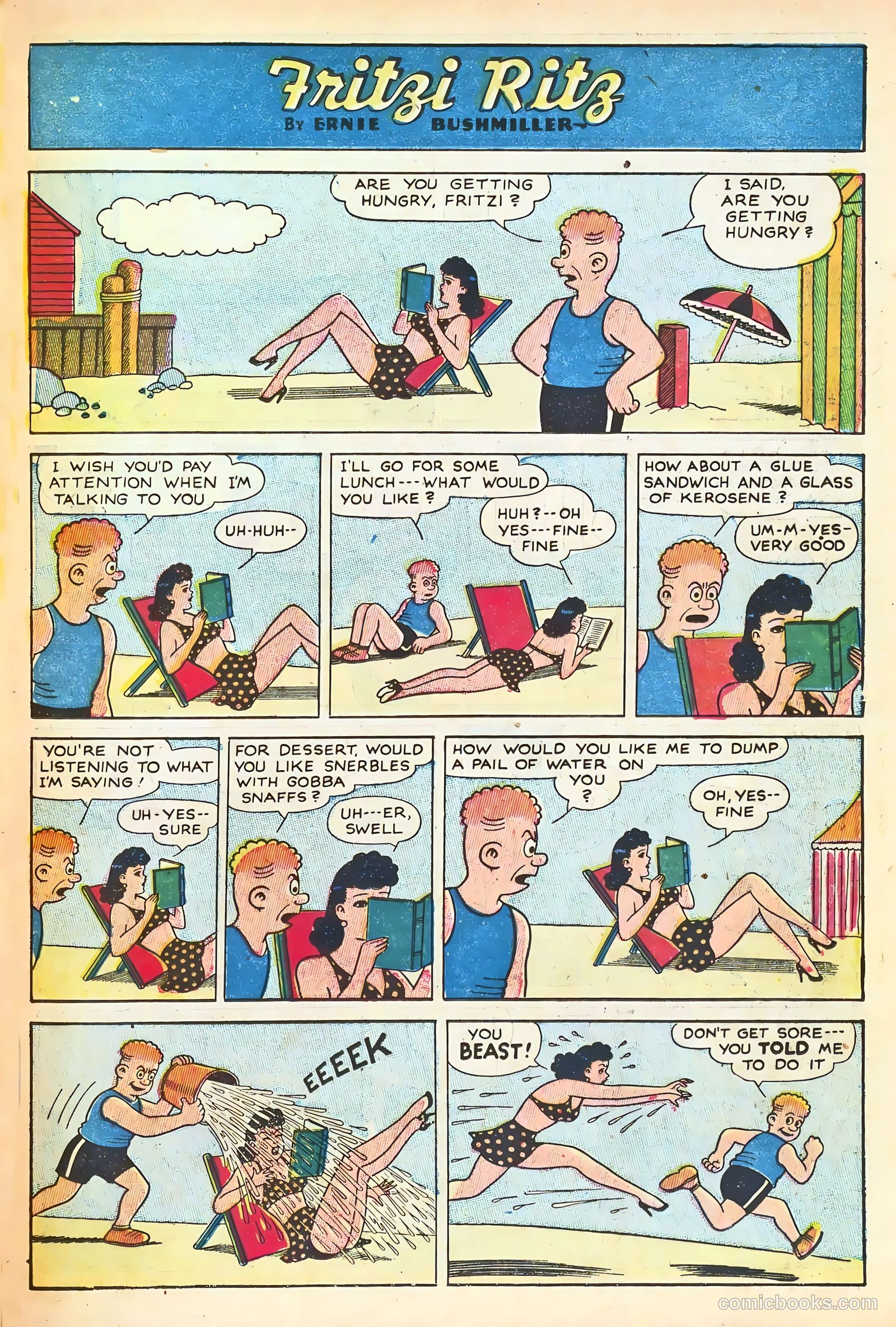 Fritzi Ritz #39 (1956) — page 15 of 33
