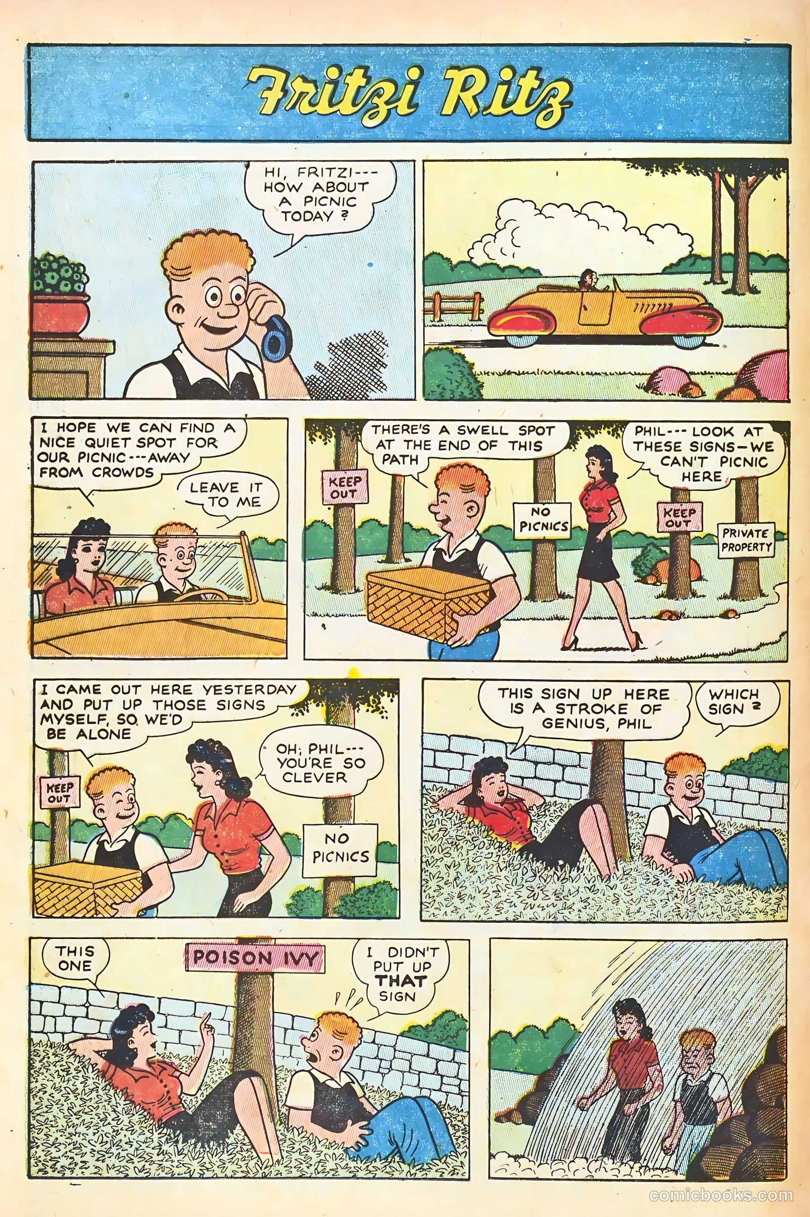 Fritzi Ritz #39 (1956) — page 16 of 33
