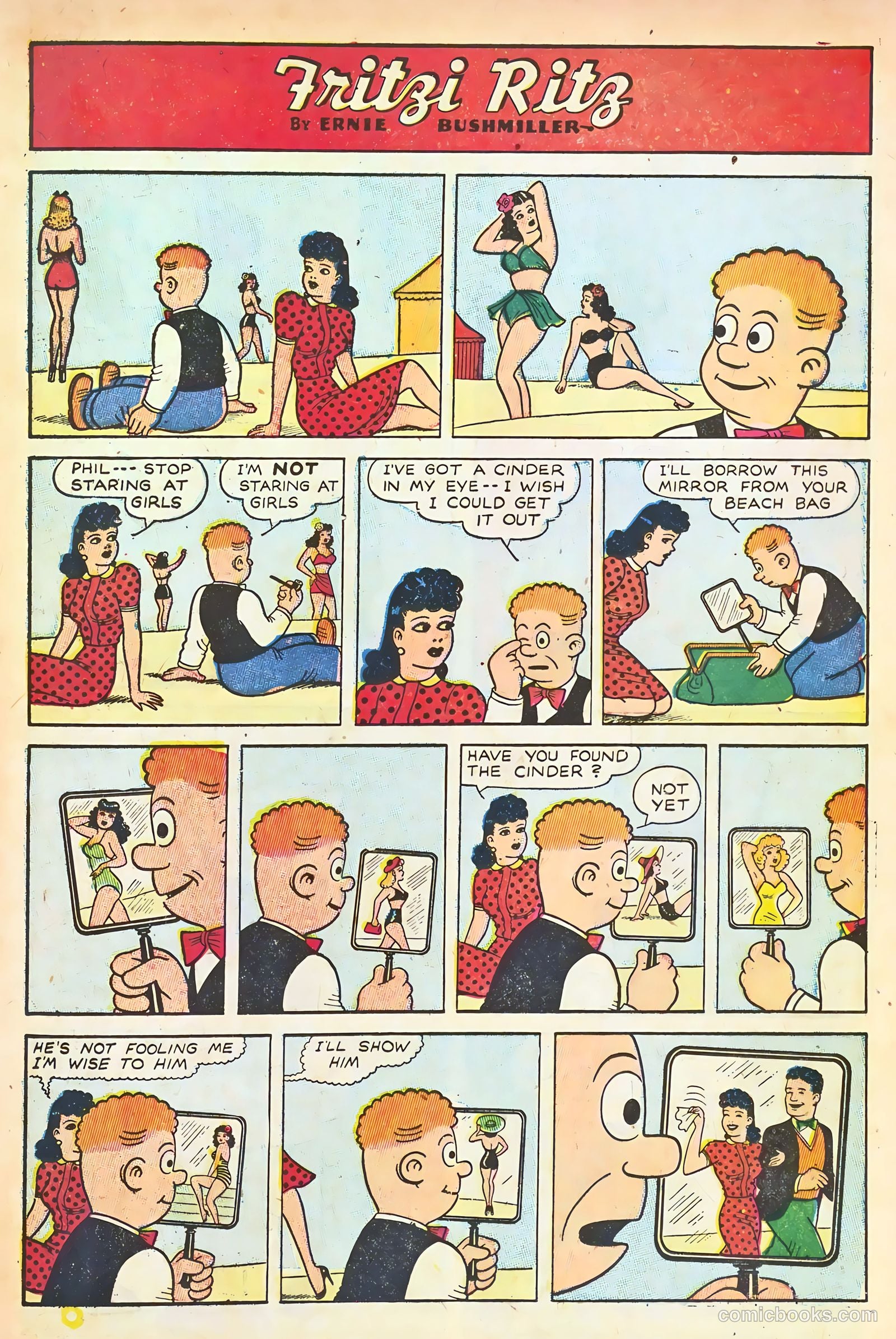 Fritzi Ritz #39 (1956) — page 17 of 33