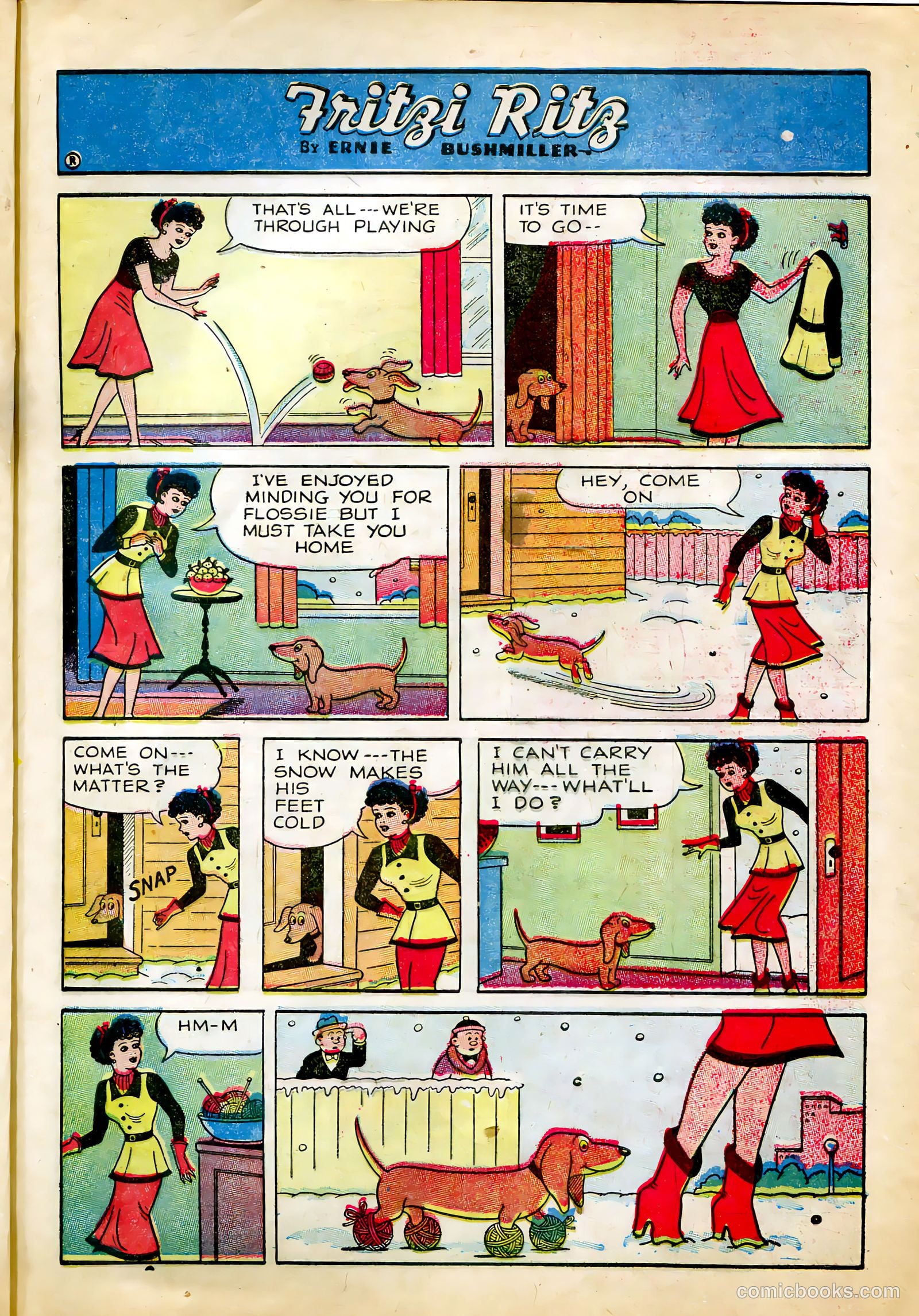 Fritzi Ritz #40 (1956) — page 9 of 27