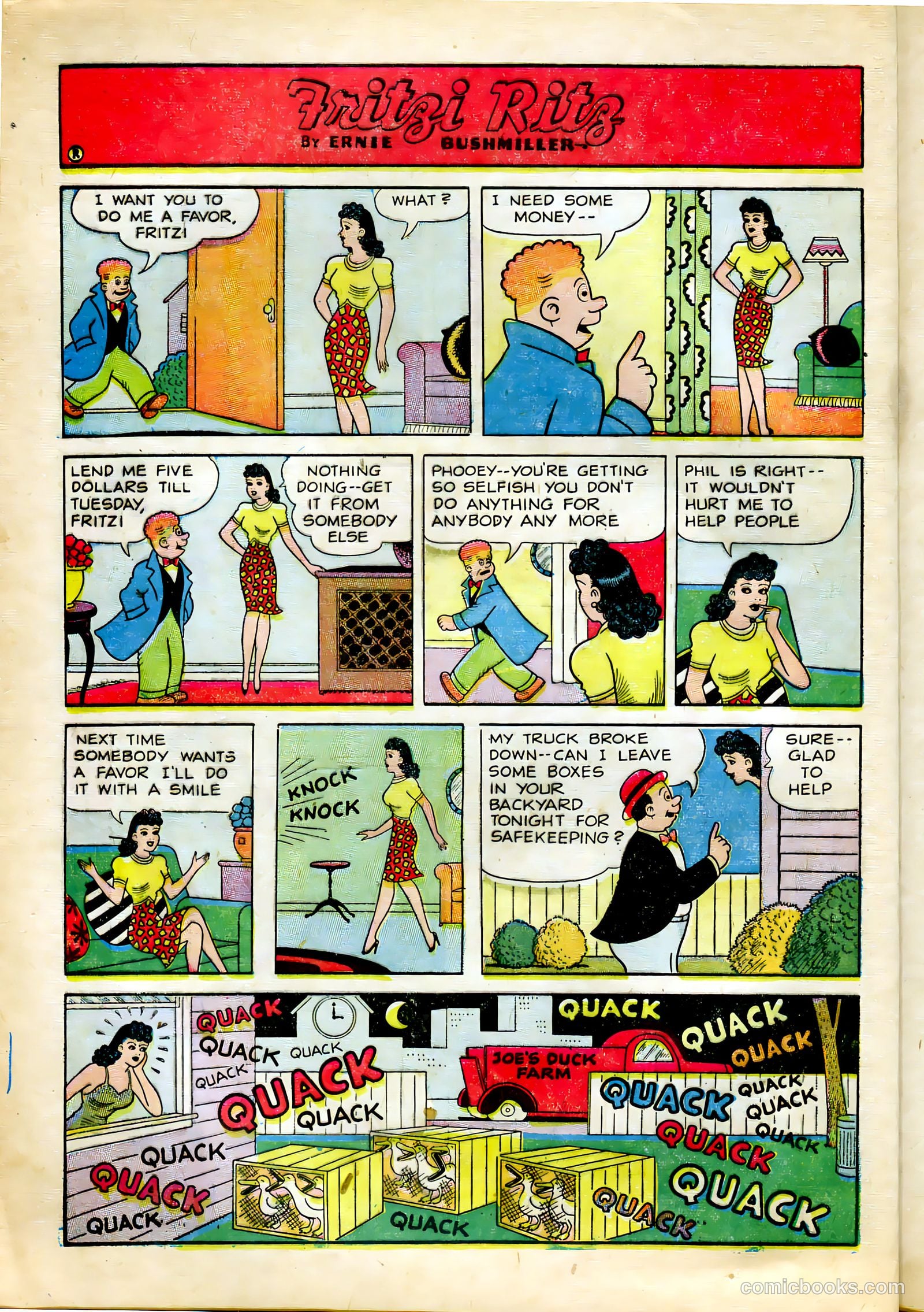 Fritzi Ritz #40 (1956) — page 10 of 27