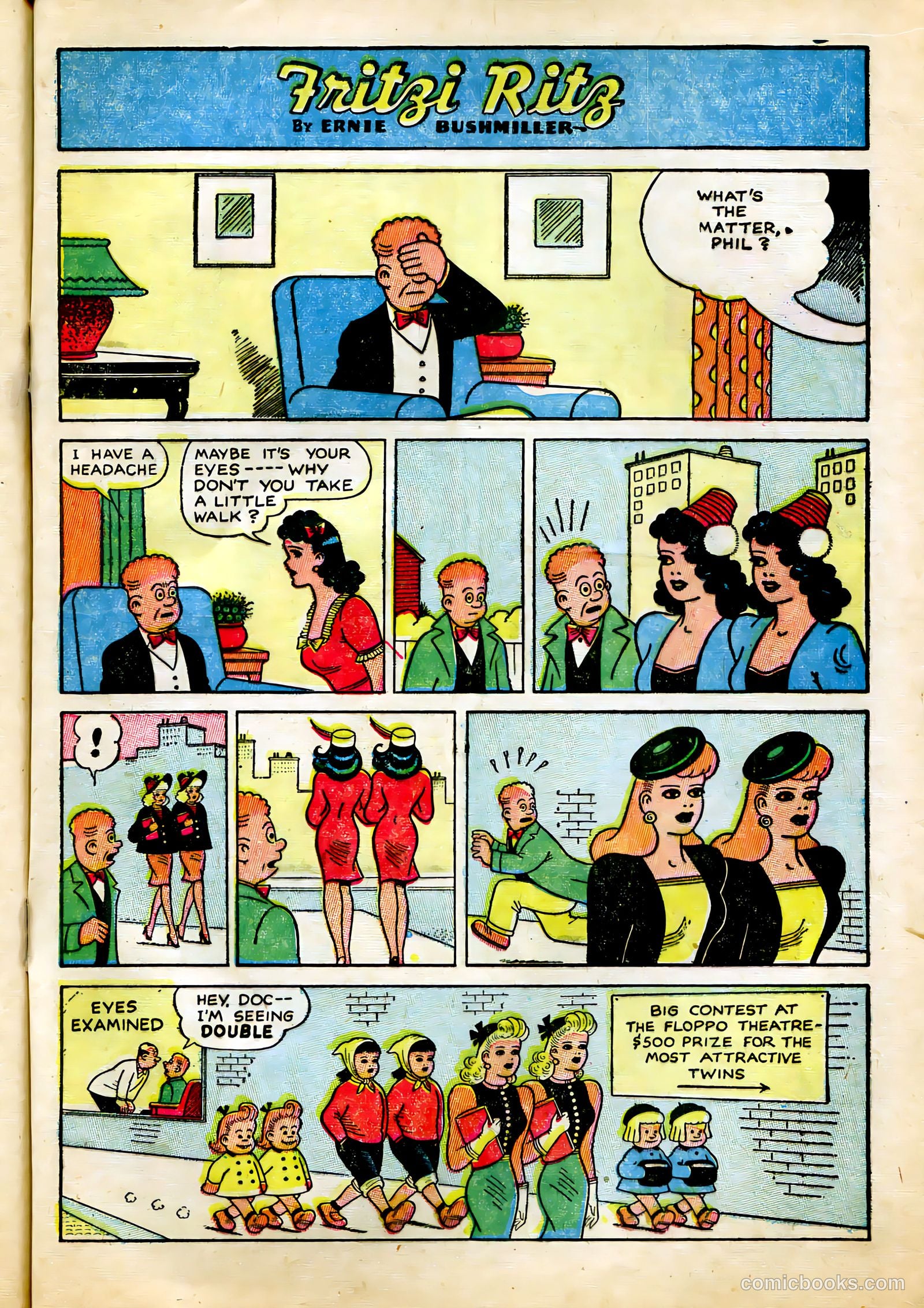 Fritzi Ritz #40 (1956) — page 15 of 27