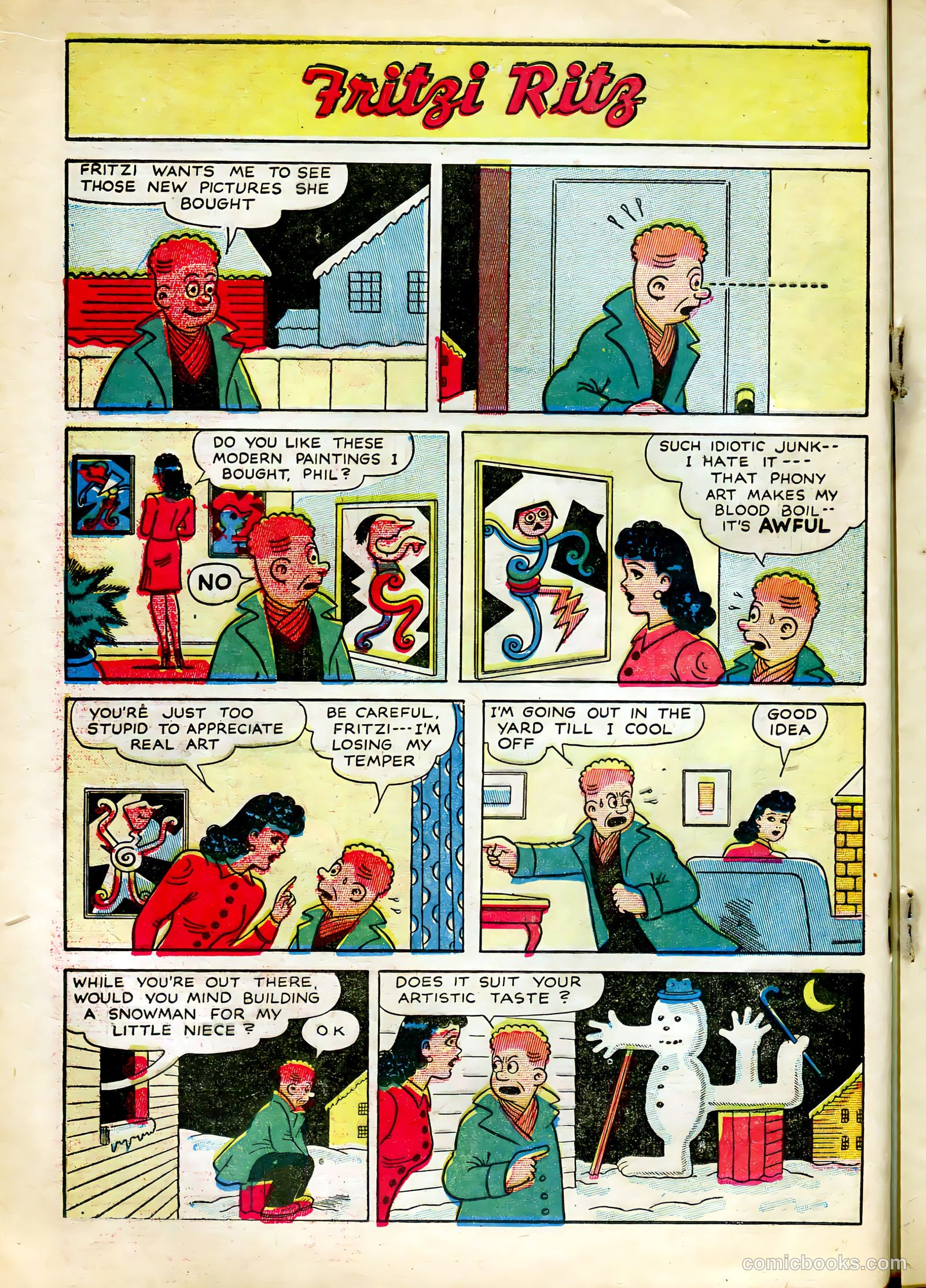 Fritzi Ritz #40 (1956) — page 16 of 27