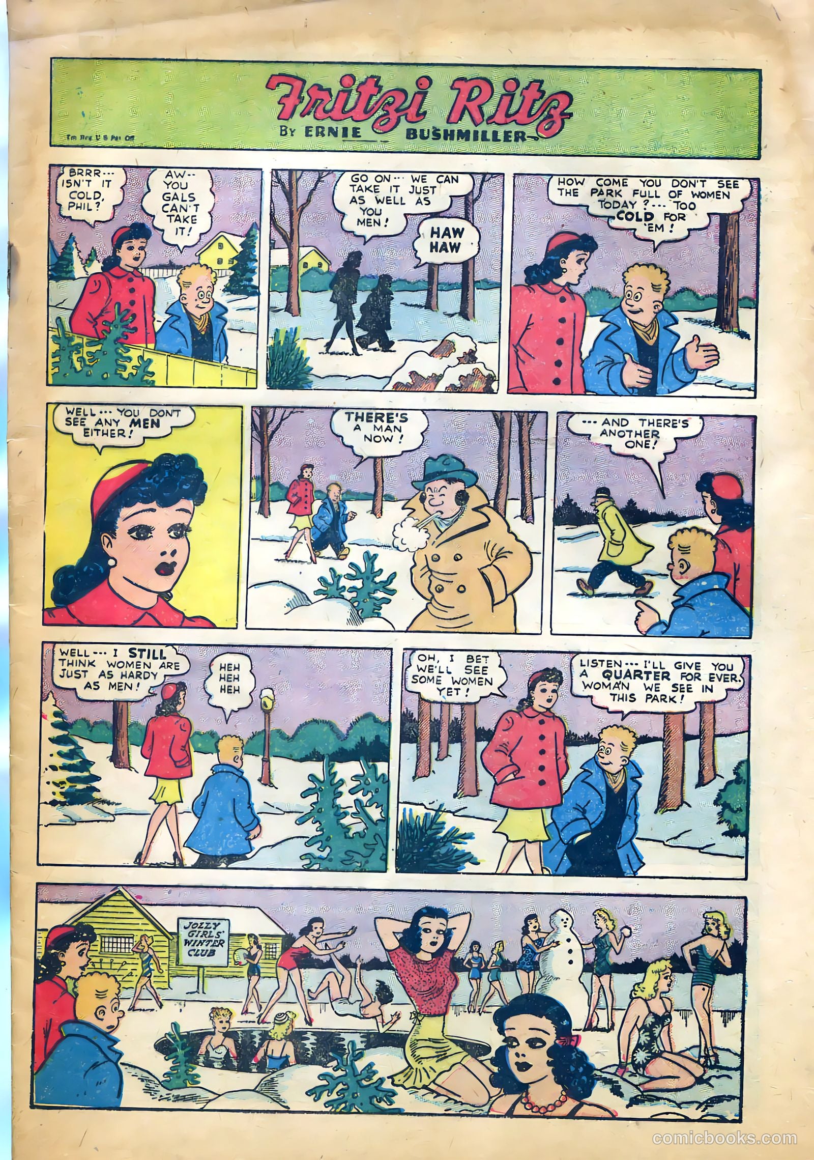 Fritzi Ritz #41 (1956) — page 3 of 27
