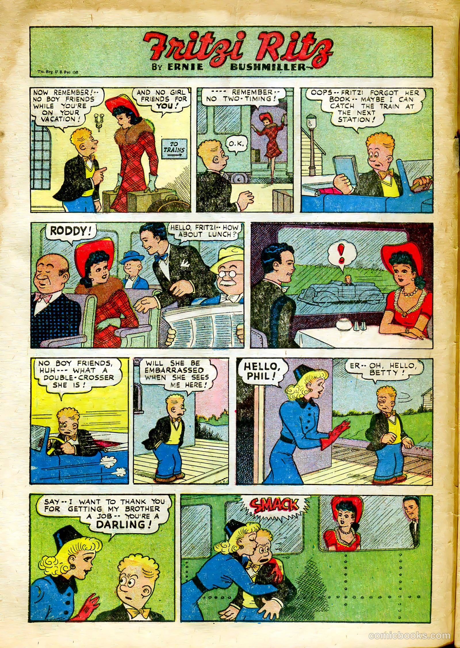 Fritzi Ritz #41 (1956) — page 4 of 27