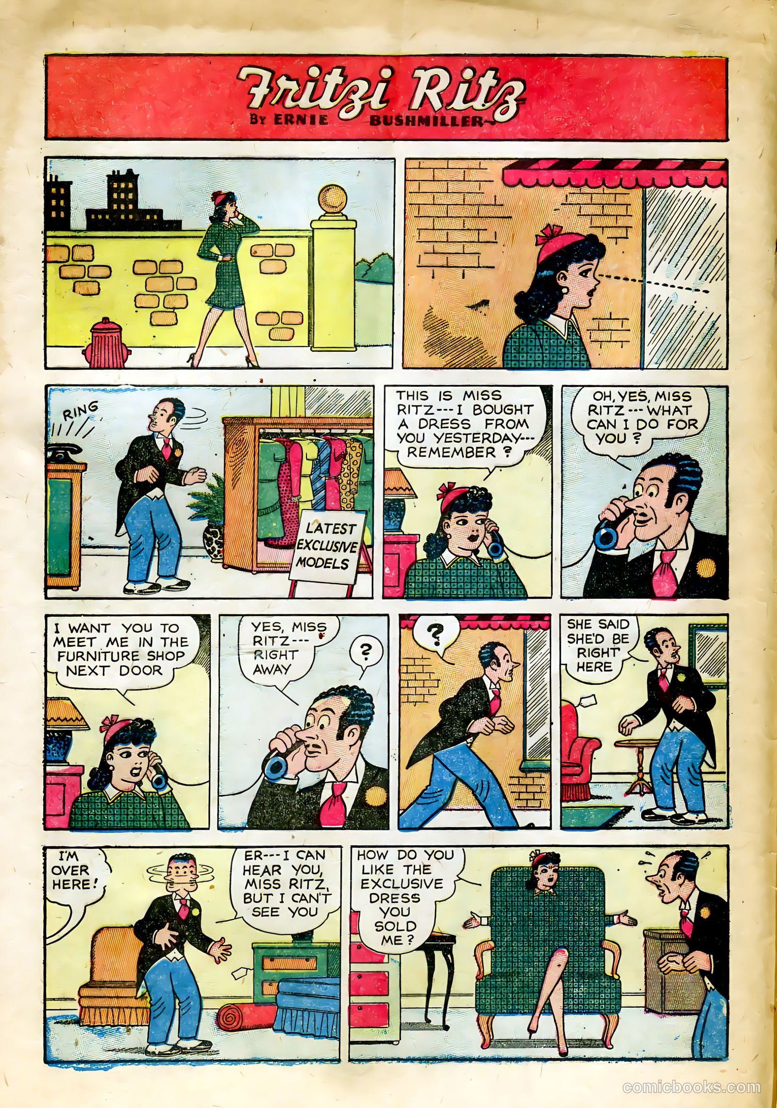 Fritzi Ritz #41 (1956) — page 6 of 27