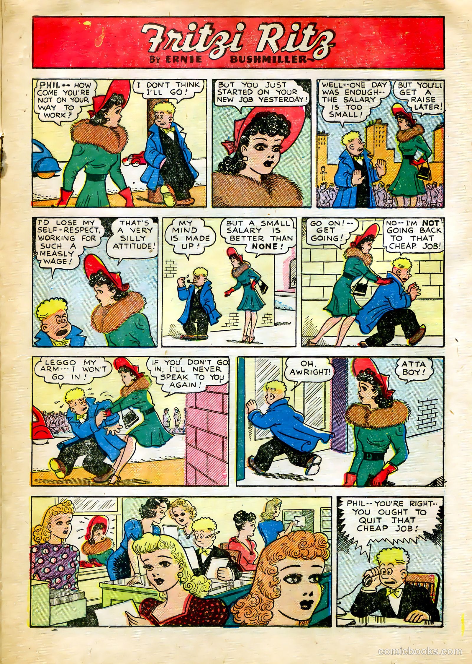 Fritzi Ritz #41 (1956) — page 17 of 27