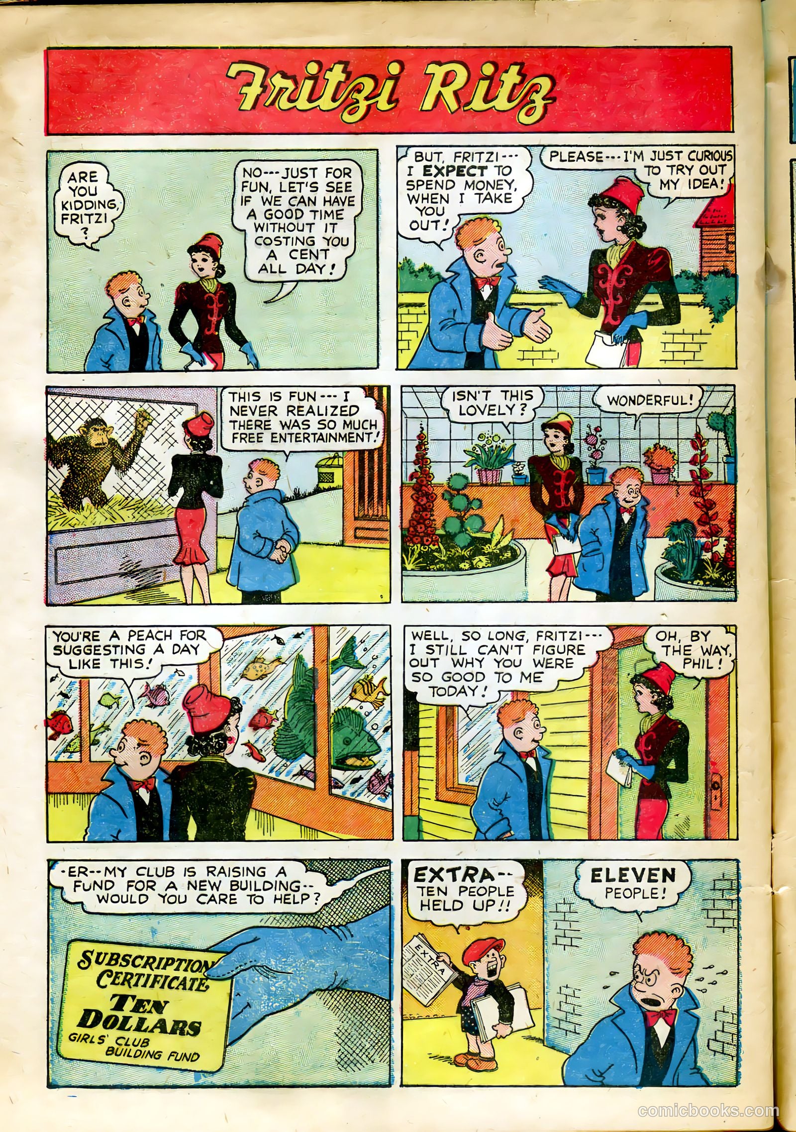 Fritzi Ritz #41 (1956) — page 21 of 27