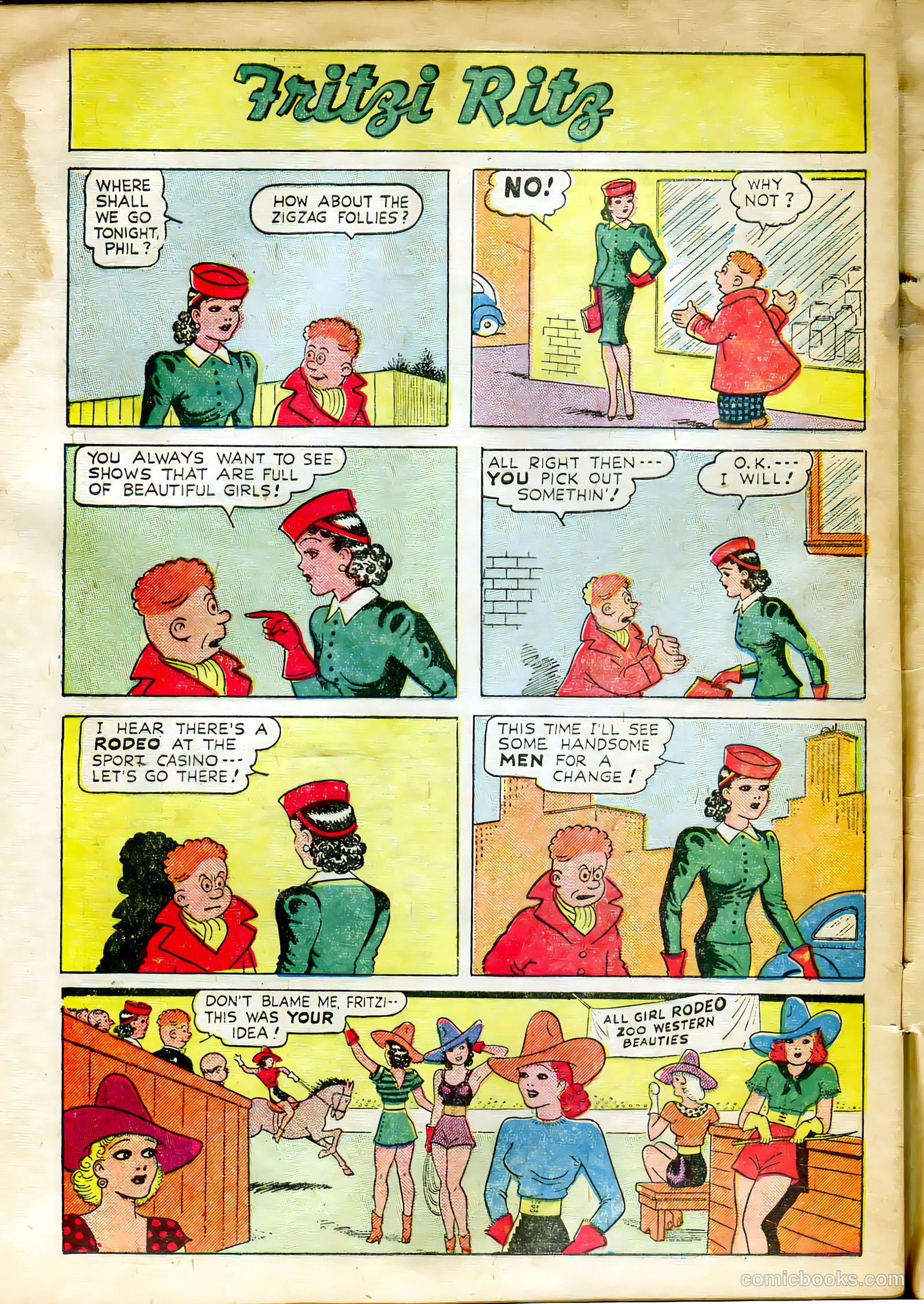 Fritzi Ritz #41 (1956) — page 23 of 27