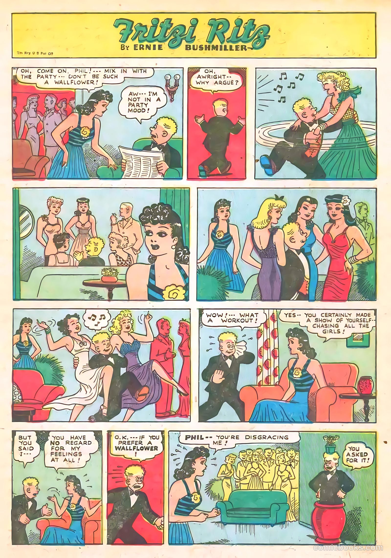 Fritzi Ritz #46 (1956) — page 3 of 27