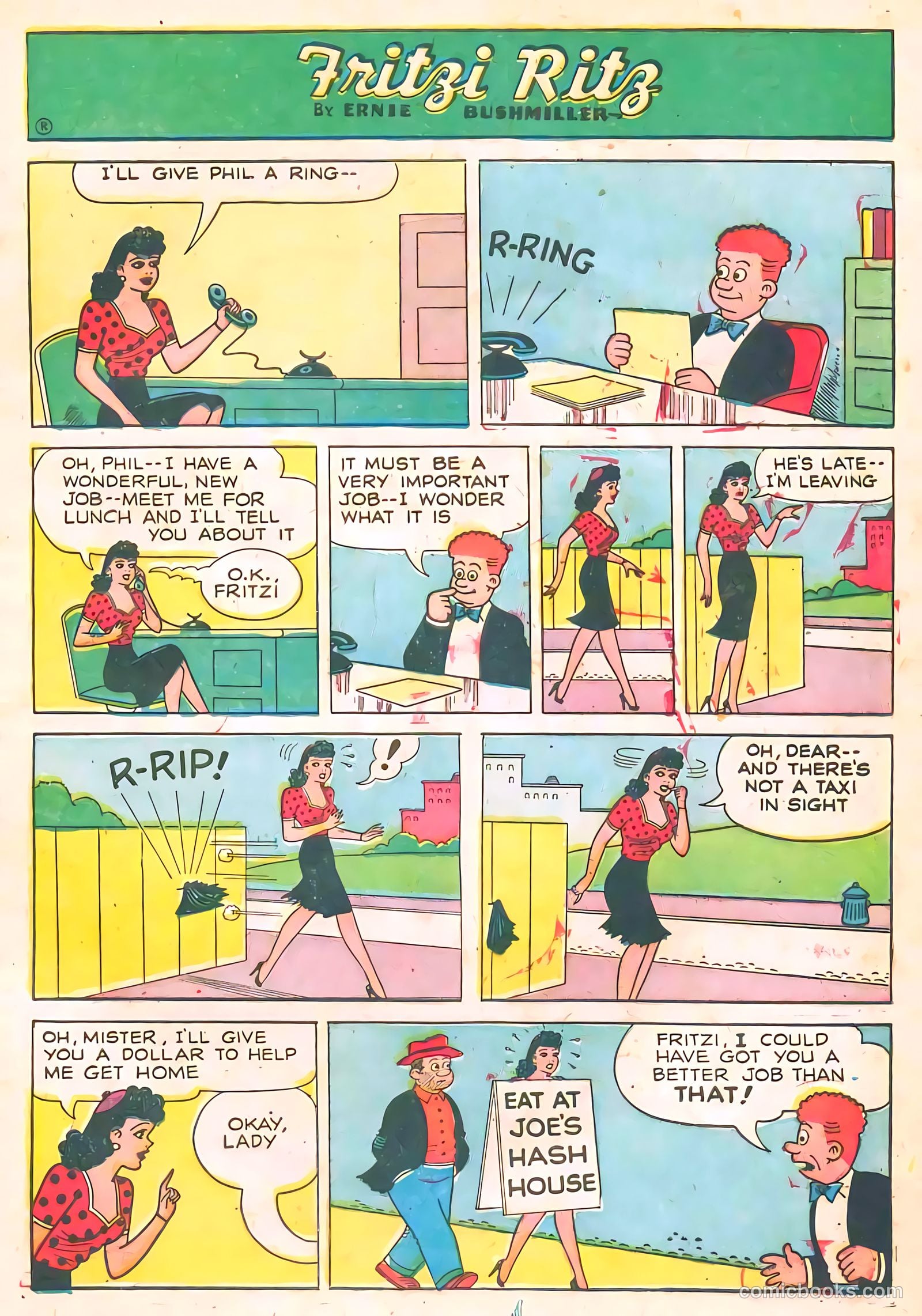 Fritzi Ritz #46 (1956) — page 9 of 27