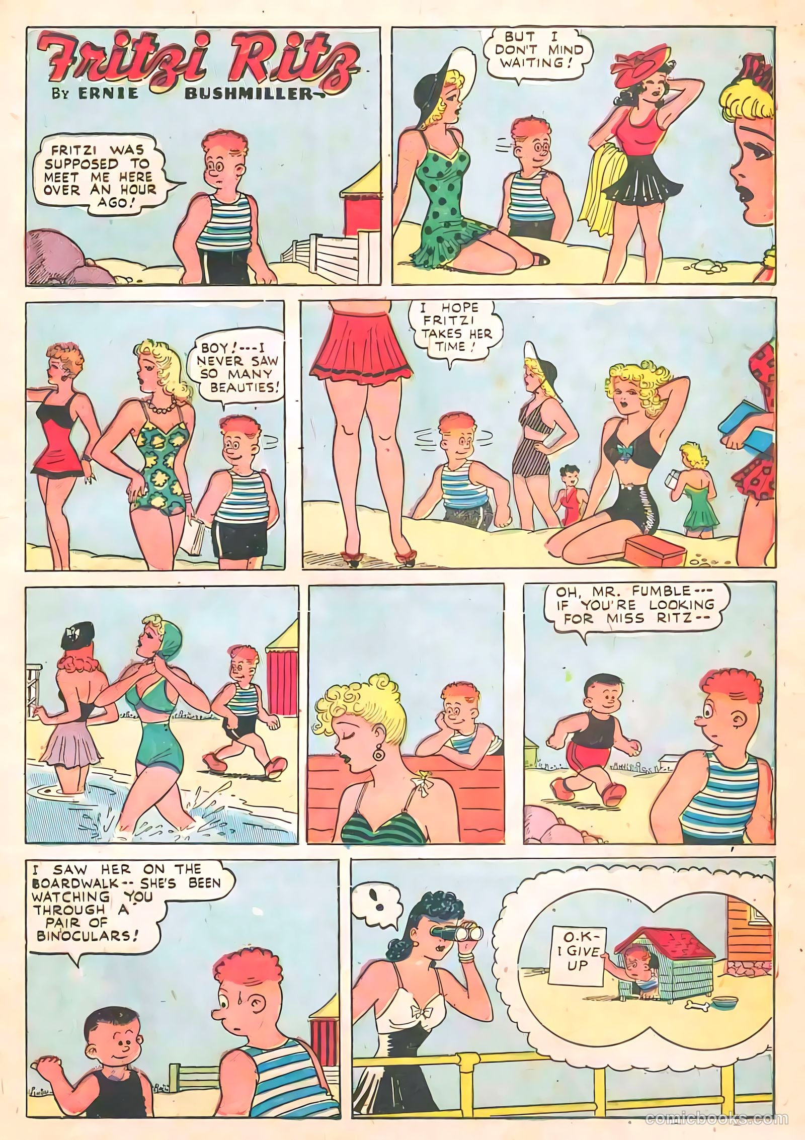 Fritzi Ritz #46 (1956) — page 16 of 27