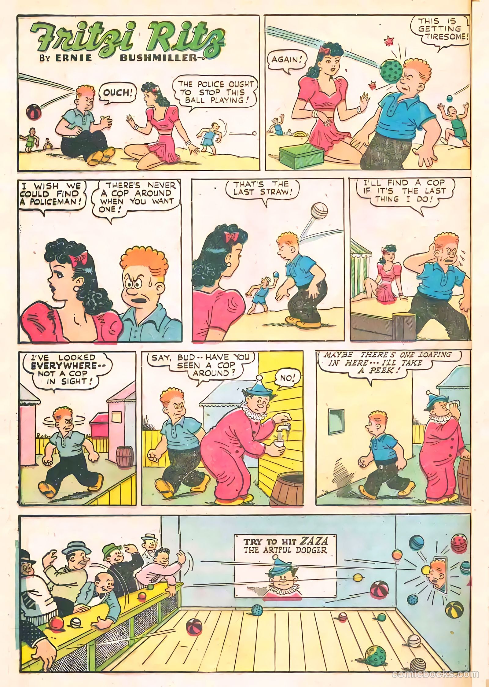 Fritzi Ritz #46 (1956) — page 21 of 27