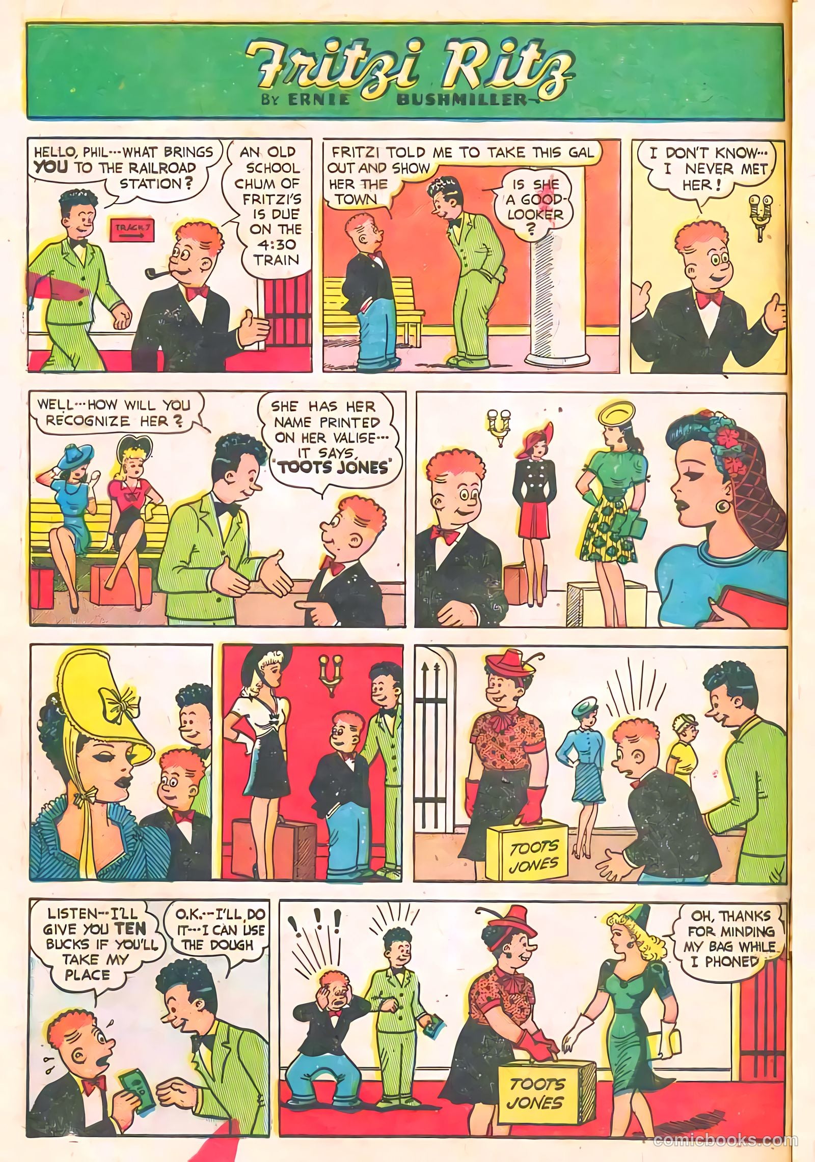 Fritzi Ritz #46 (1956) — page 23 of 27
