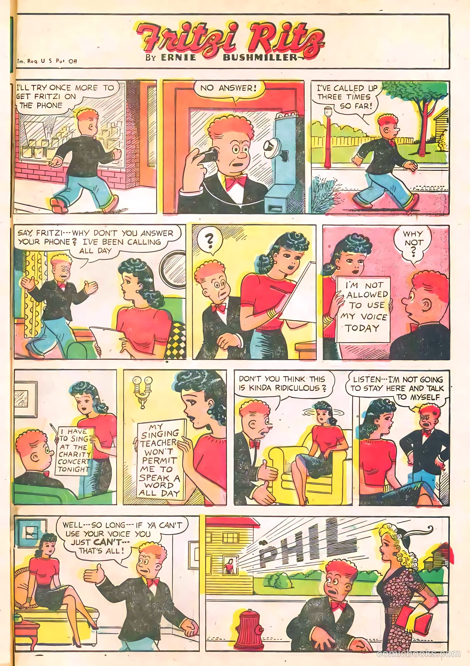 Fritzi Ritz #46 (1956) — page 24 of 27