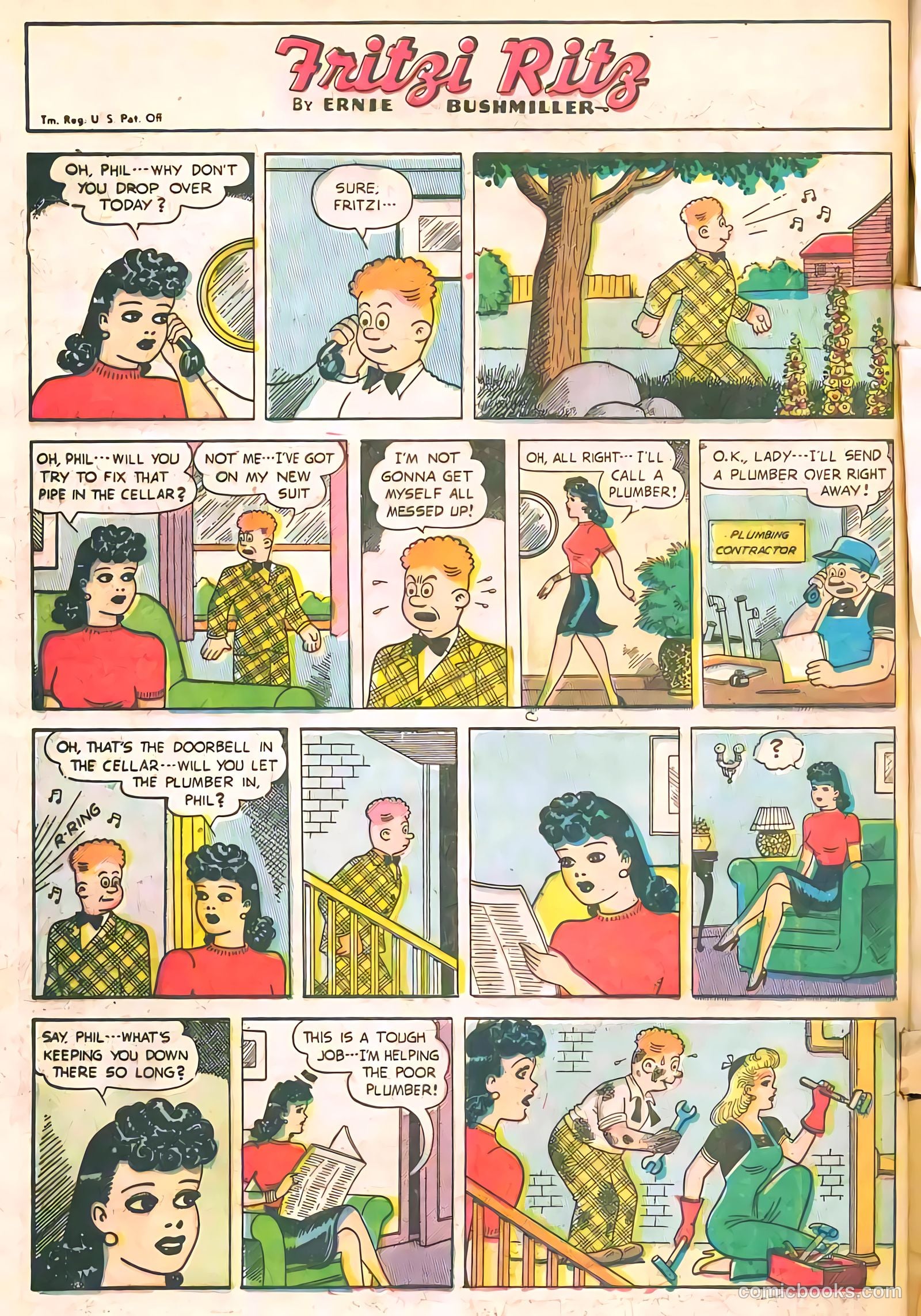 Fritzi Ritz #46 (1956) — page 25 of 27