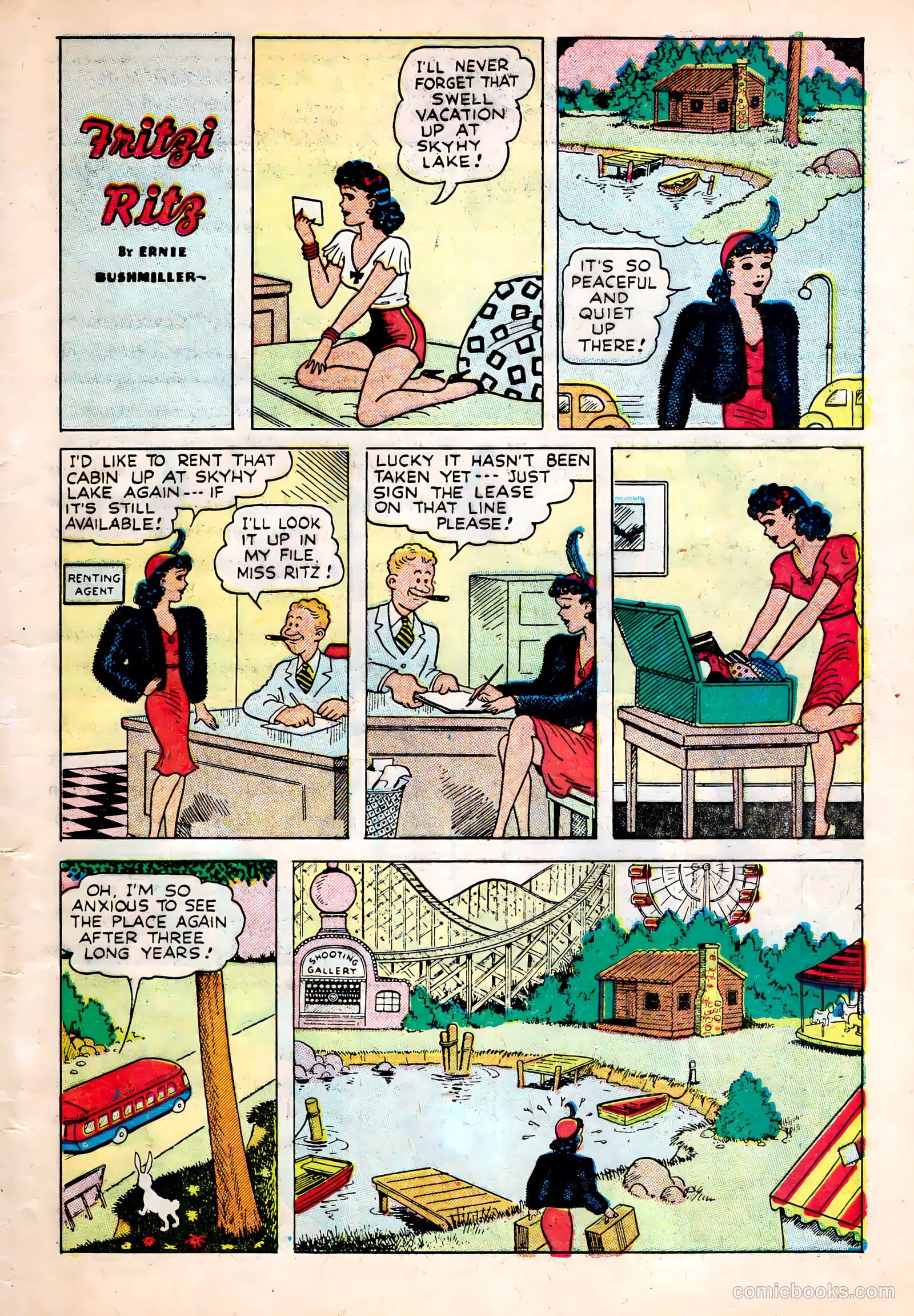 Fritzi Ritz #47 (1956) — page 3 of 27