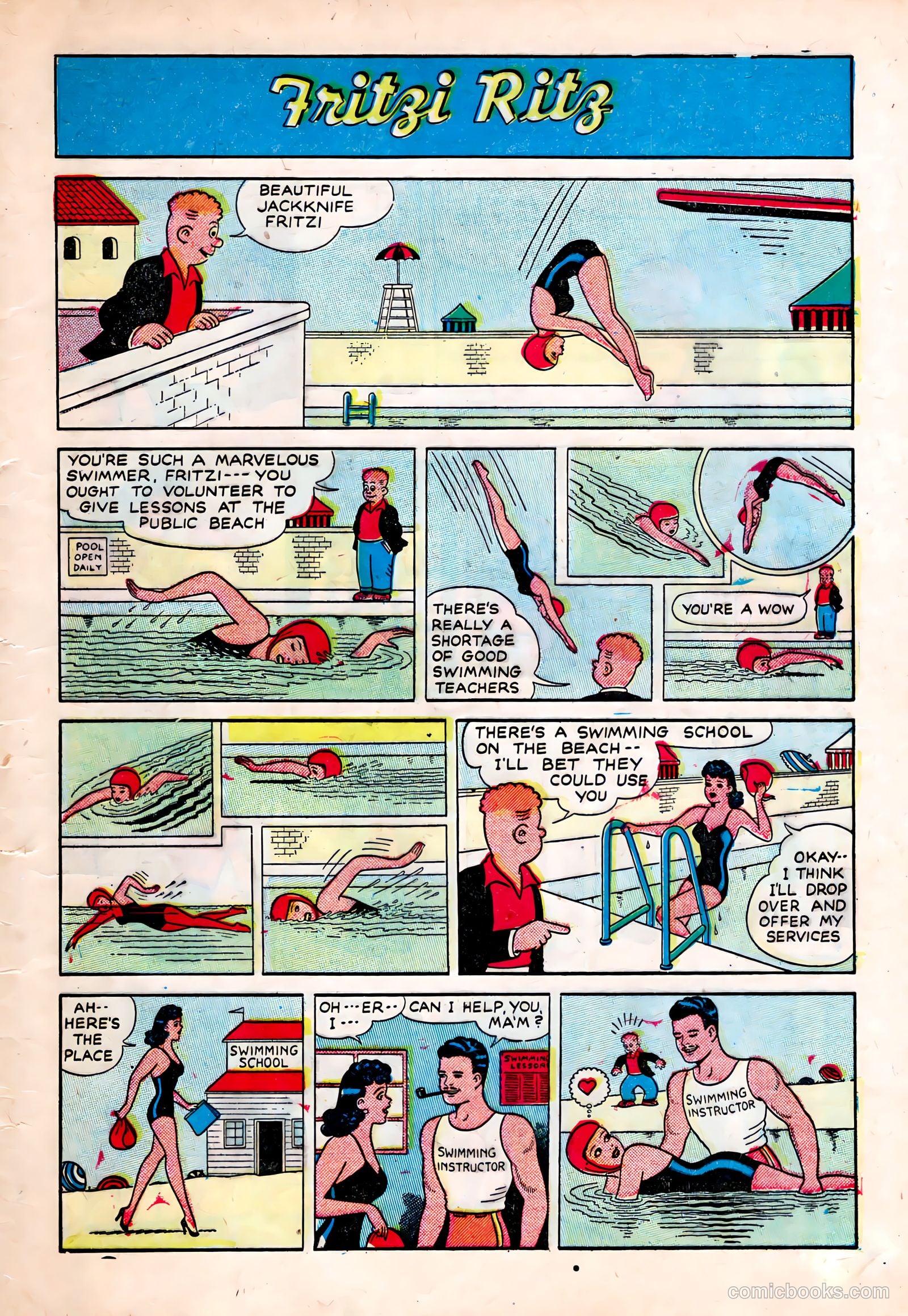 Fritzi Ritz #47 (1956) — page 5 of 27