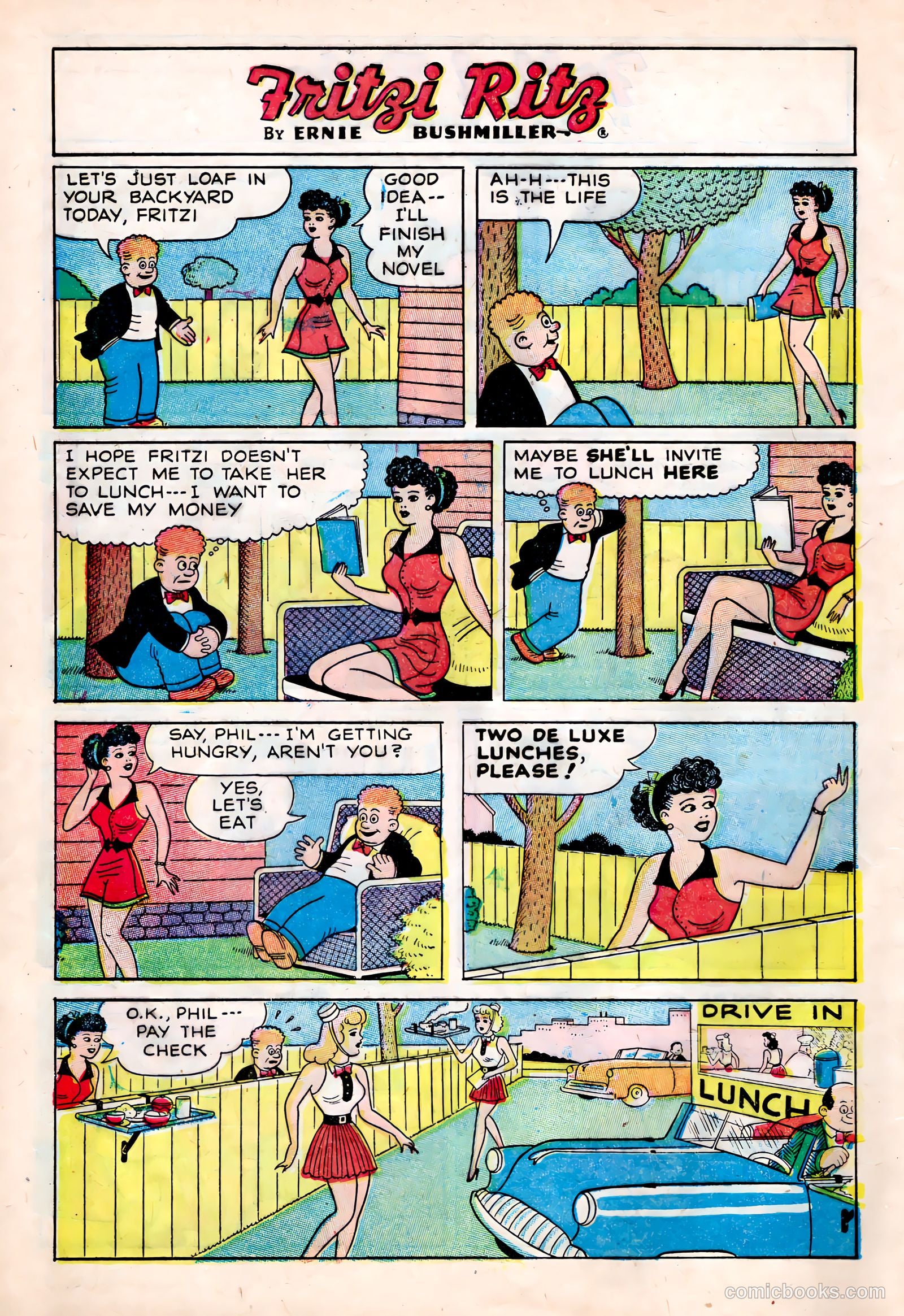 Fritzi Ritz #47 (1956) — page 10 of 27