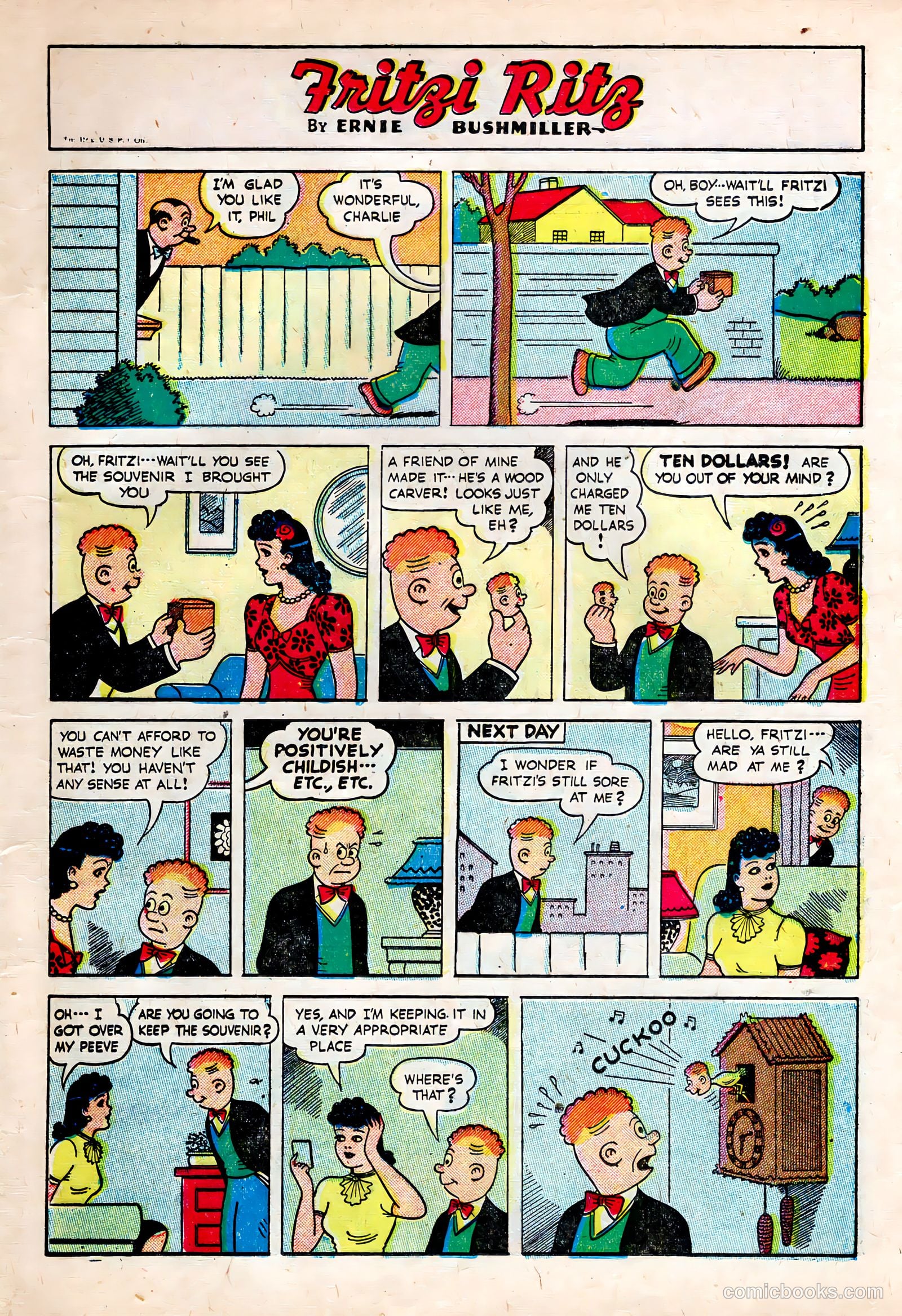 Fritzi Ritz #47 (1956) — page 15 of 27