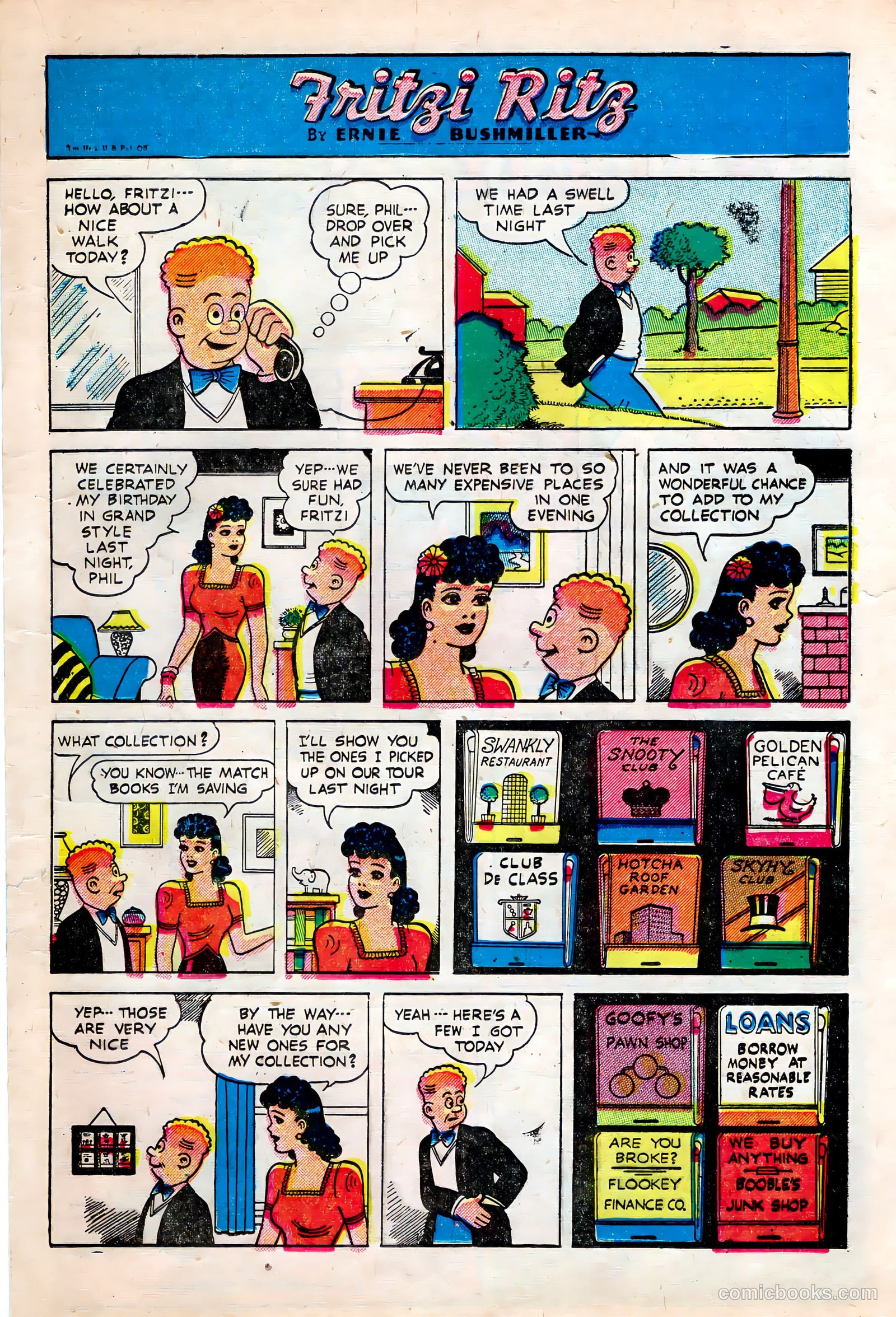 Fritzi Ritz #47 (1956) — page 17 of 27