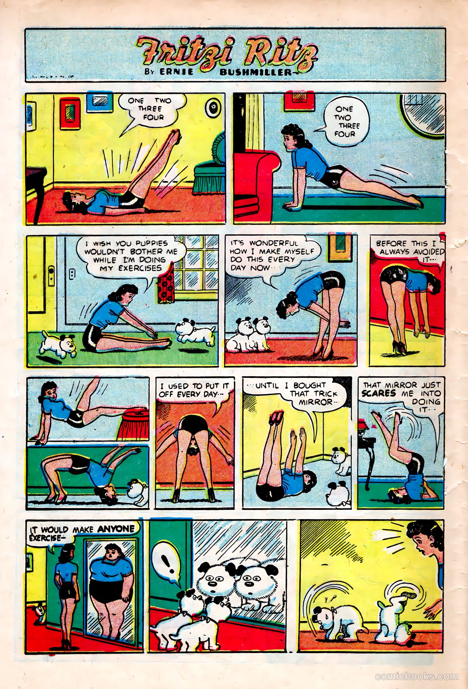 Fritzi Ritz #47 (1956) — page 21 of 27