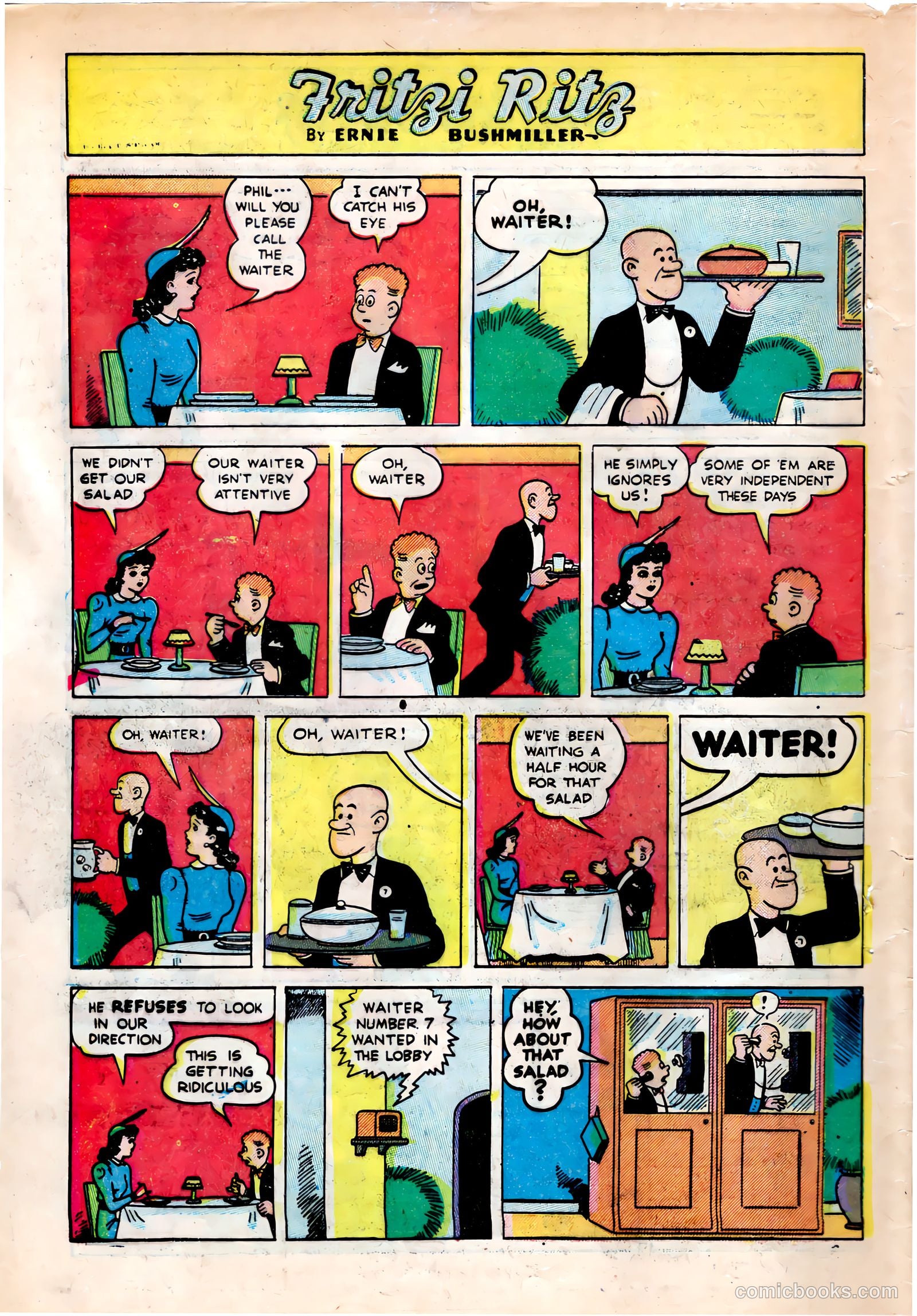 Fritzi Ritz #47 (1956) — page 25 of 27
