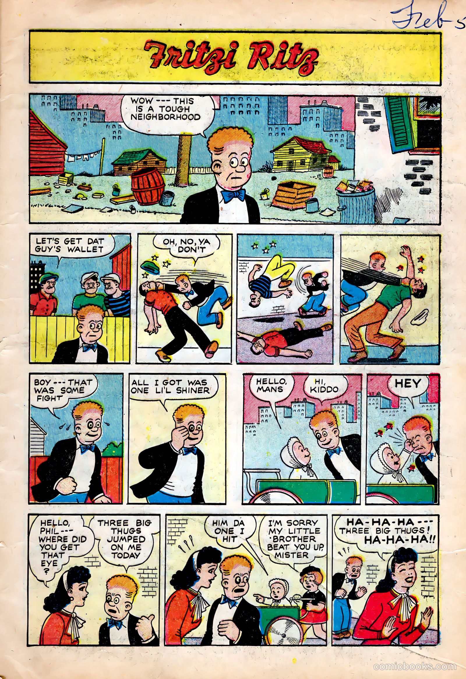 Fritzi Ritz #48 (1956) — page 3 of 27