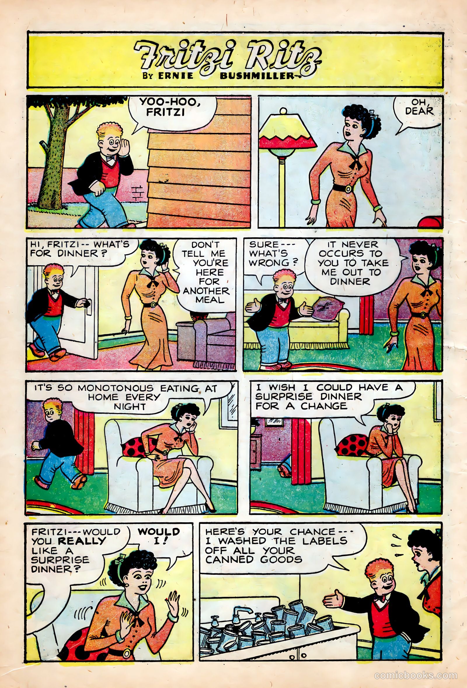 Fritzi Ritz #48 (1956) — page 8 of 27