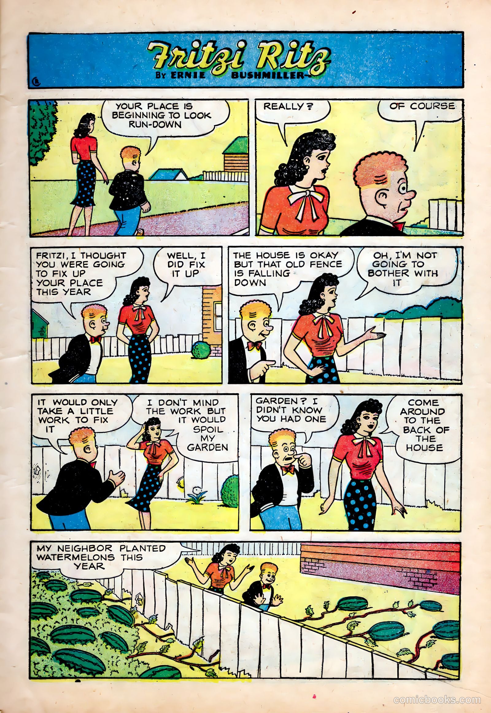 Fritzi Ritz #48 (1956) — page 9 of 27