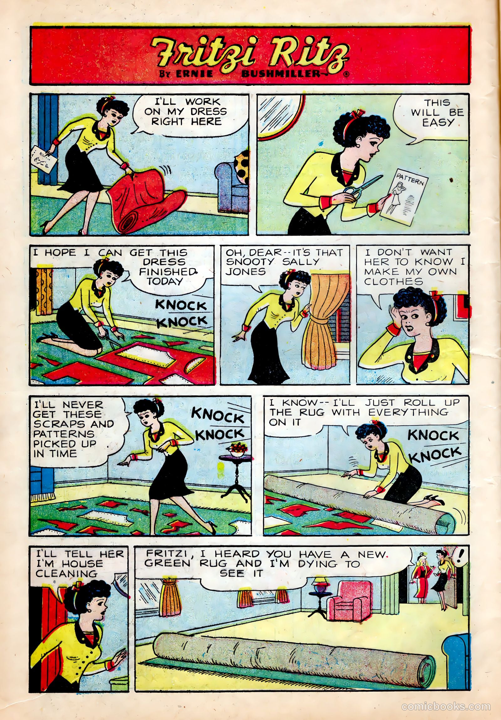 Fritzi Ritz #48 (1956) — page 10 of 27