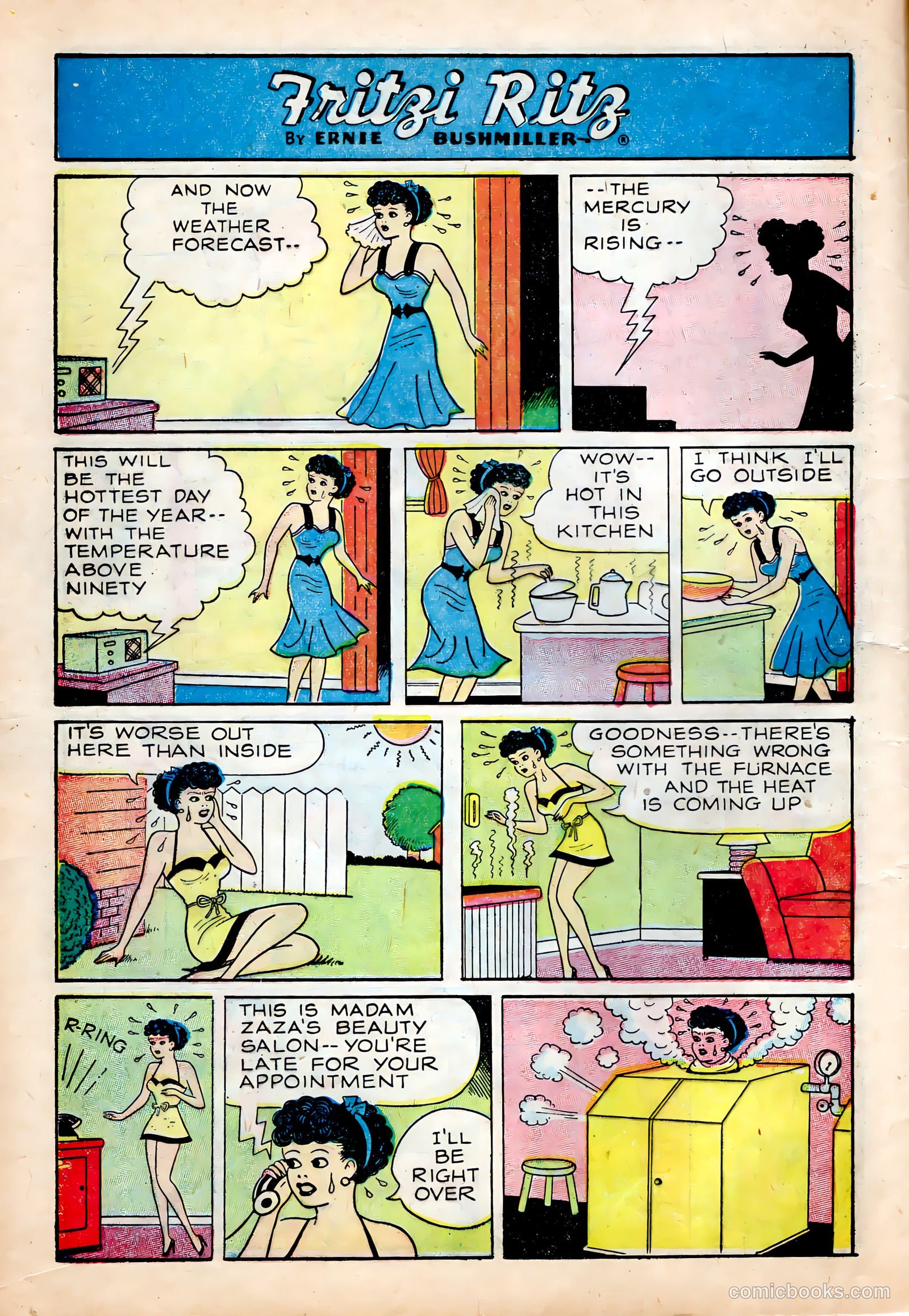 Fritzi Ritz #48 (1956) — page 12 of 27