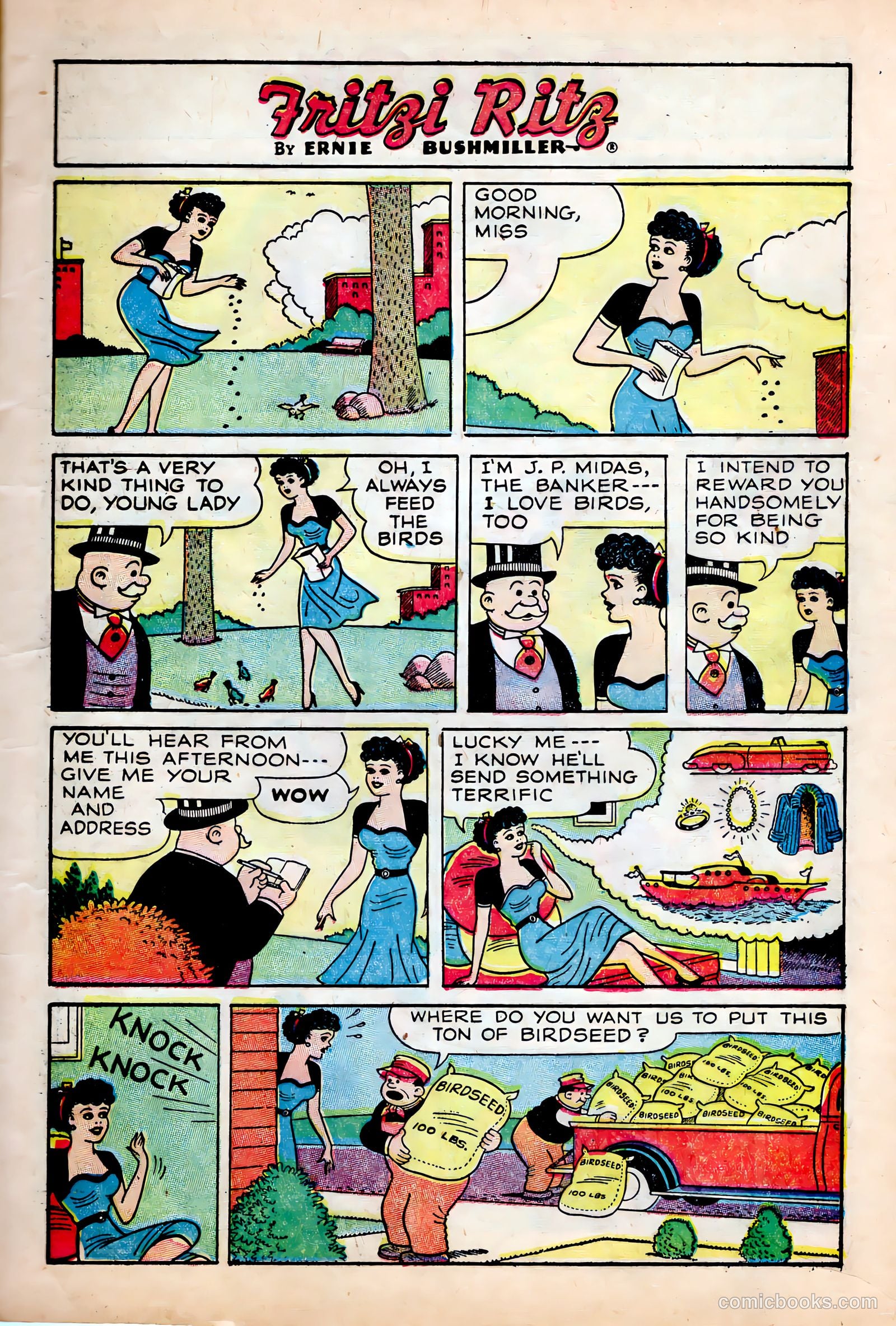 Fritzi Ritz #48 (1956) — page 13 of 27