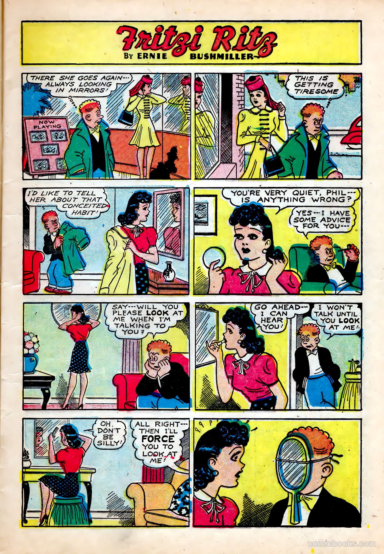 Fritzi Ritz #48 (1956) — page 15 of 27