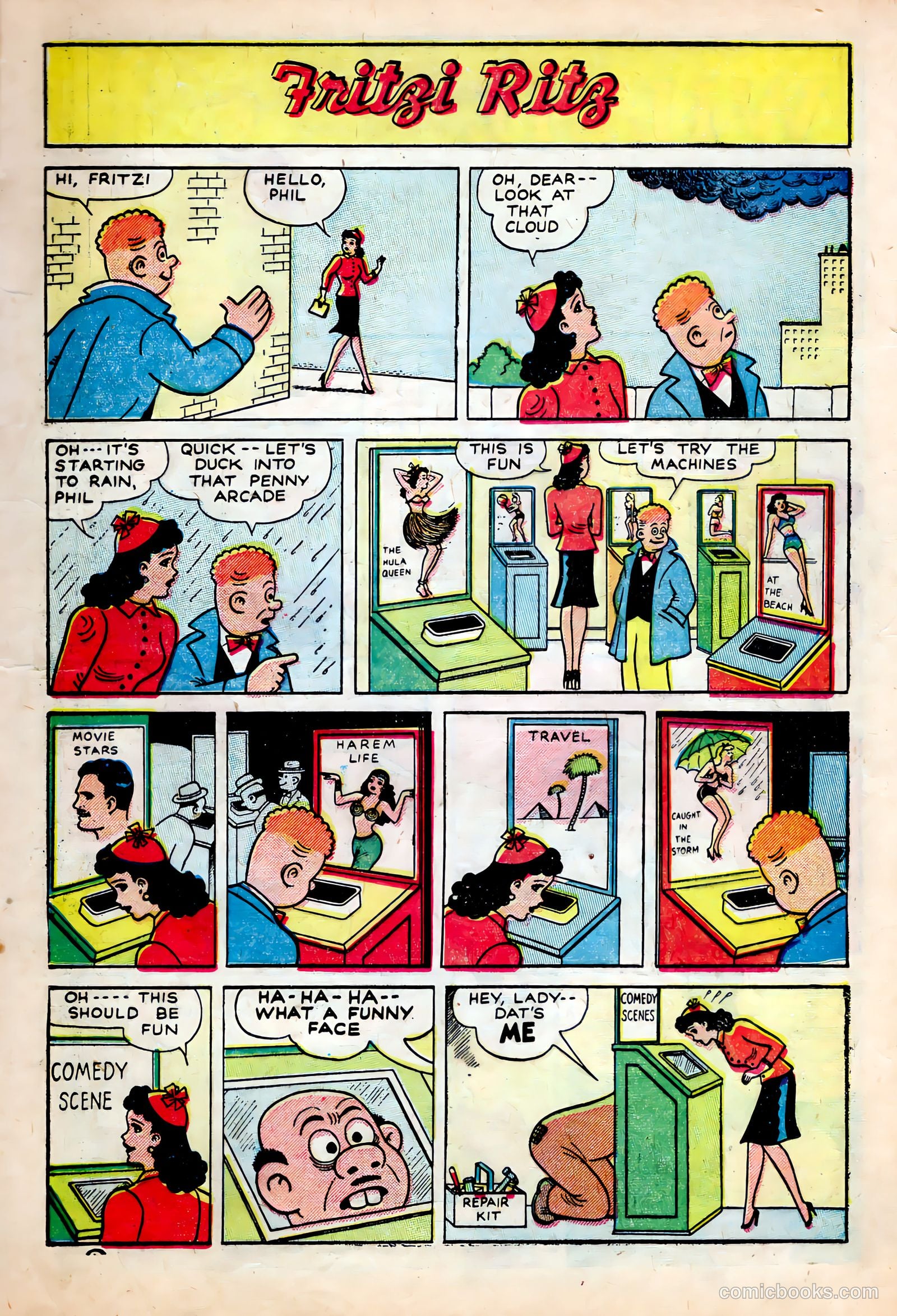 Fritzi Ritz #48 (1956) — page 17 of 27