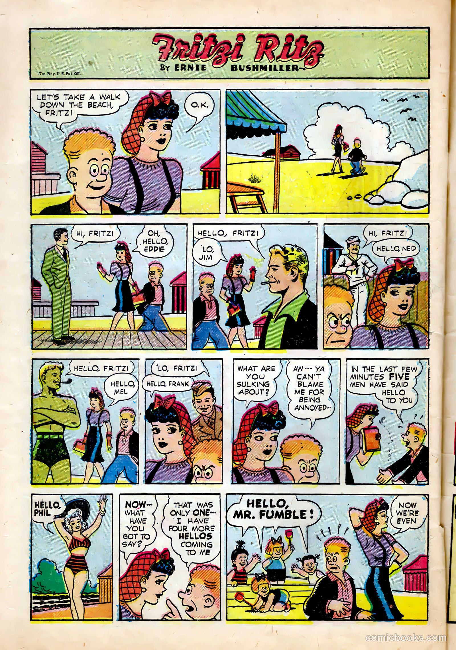 Fritzi Ritz #48 (1956) — page 23 of 27