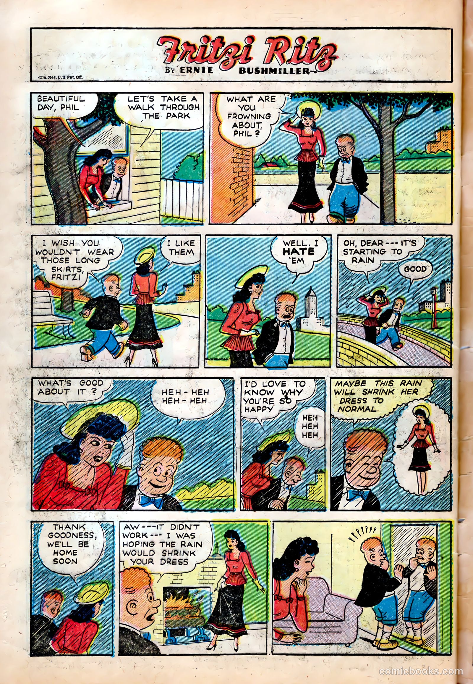 Fritzi Ritz #48 (1956) — page 25 of 27