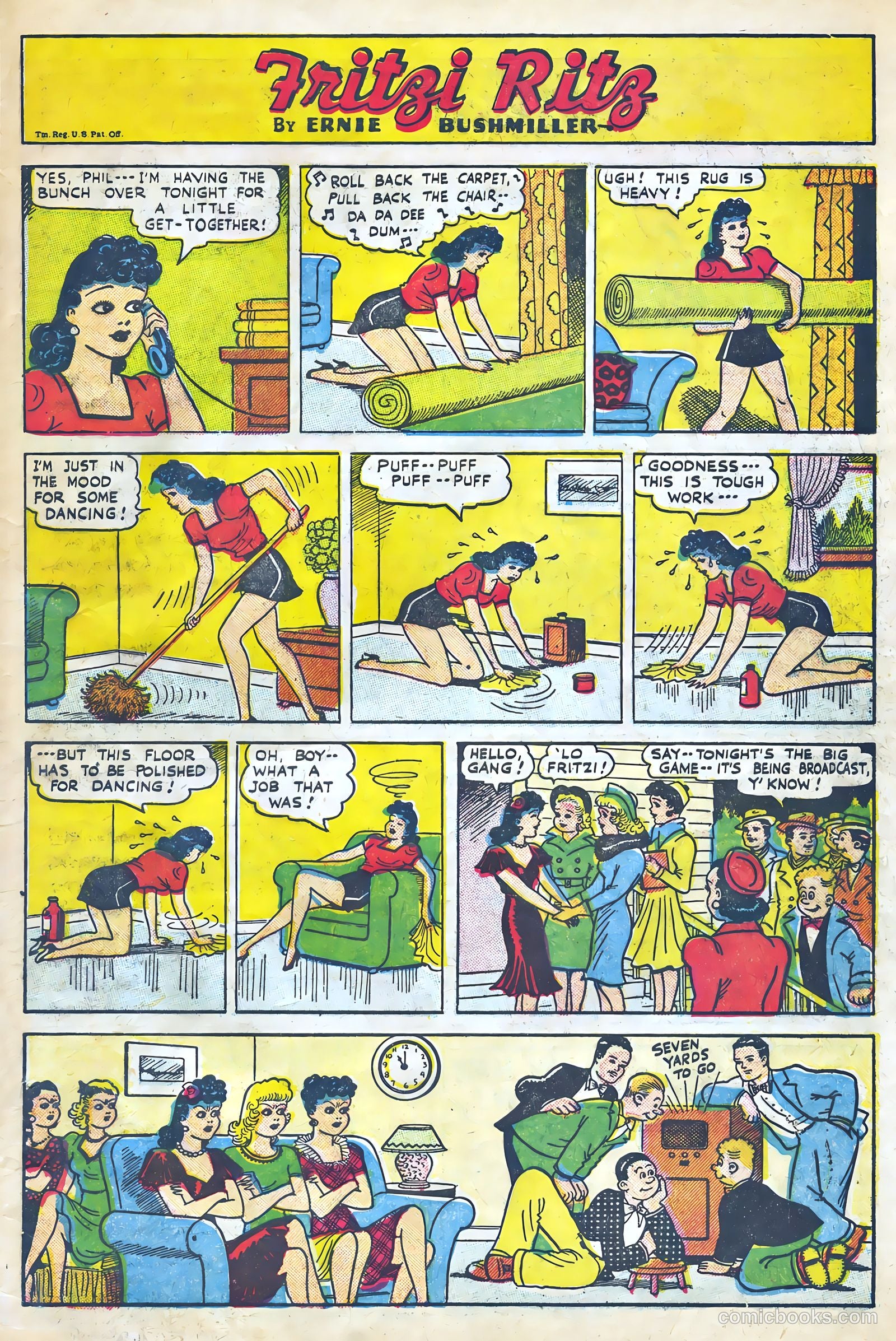 Fritzi Ritz #49 (1956) — page 3 of 28