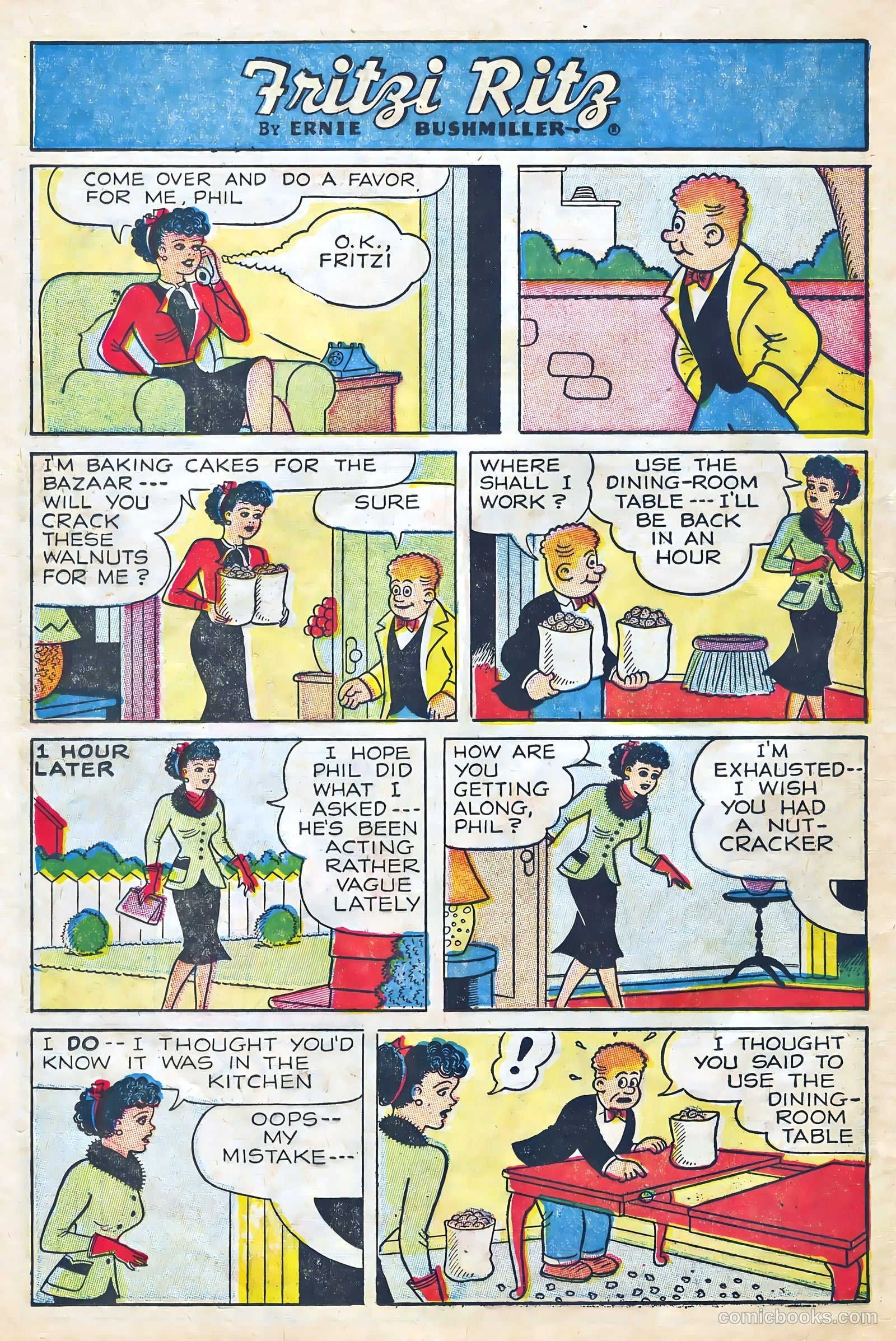 Fritzi Ritz #49 (1956) — page 12 of 28
