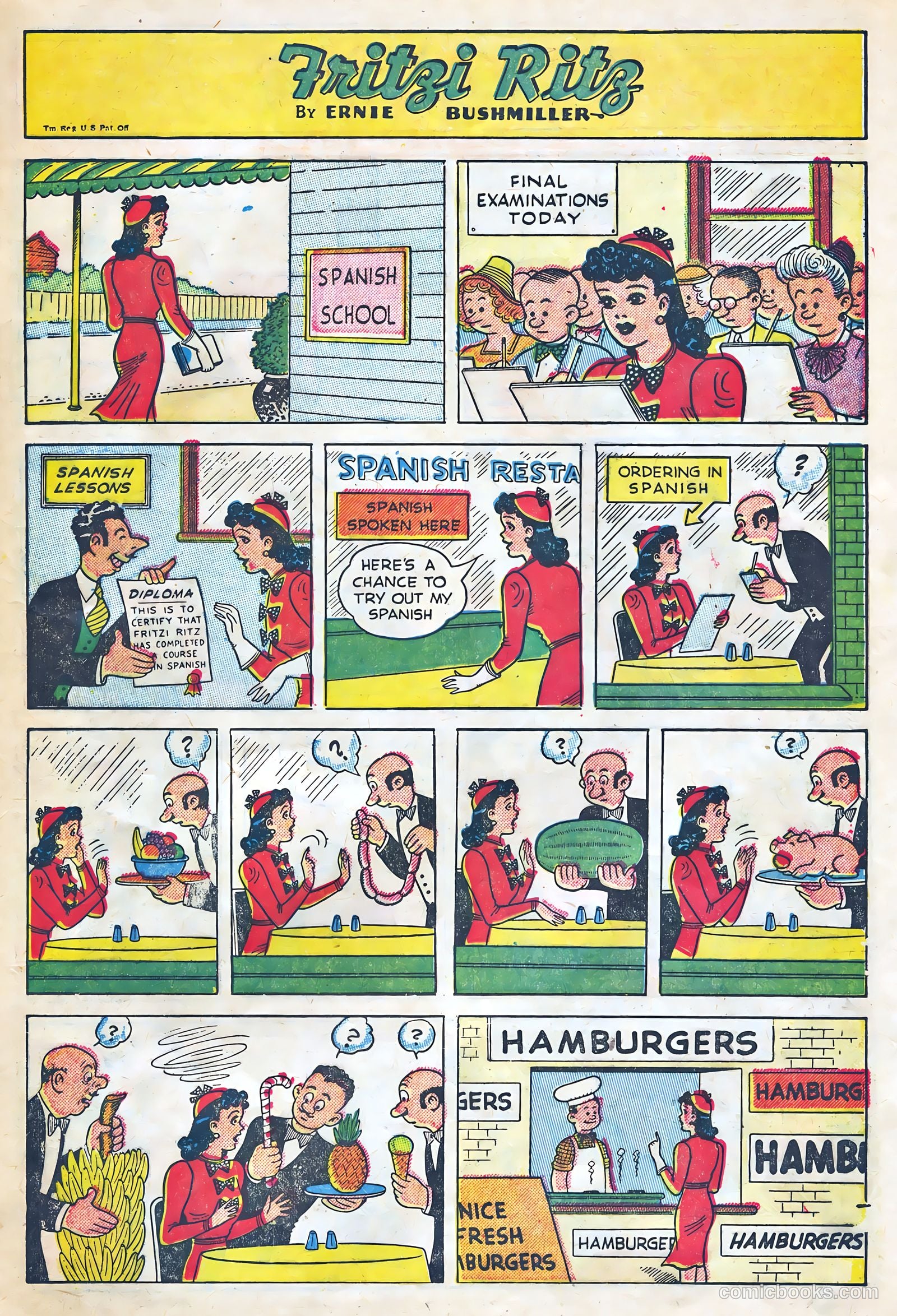Fritzi Ritz #49 (1956) — page 15 of 28