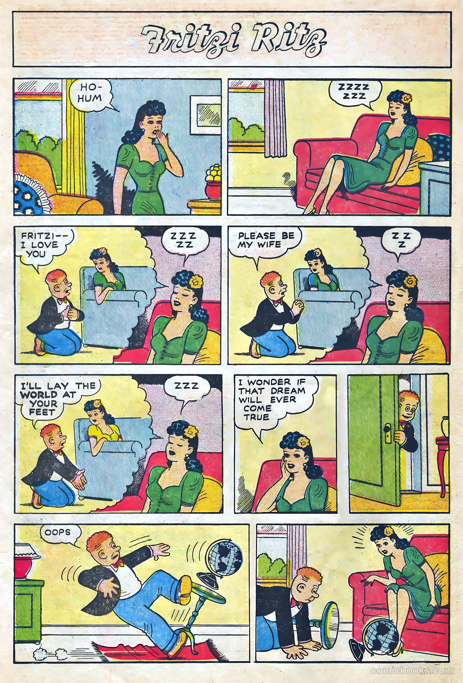 Fritzi Ritz #49 (1956) — page 16 of 28