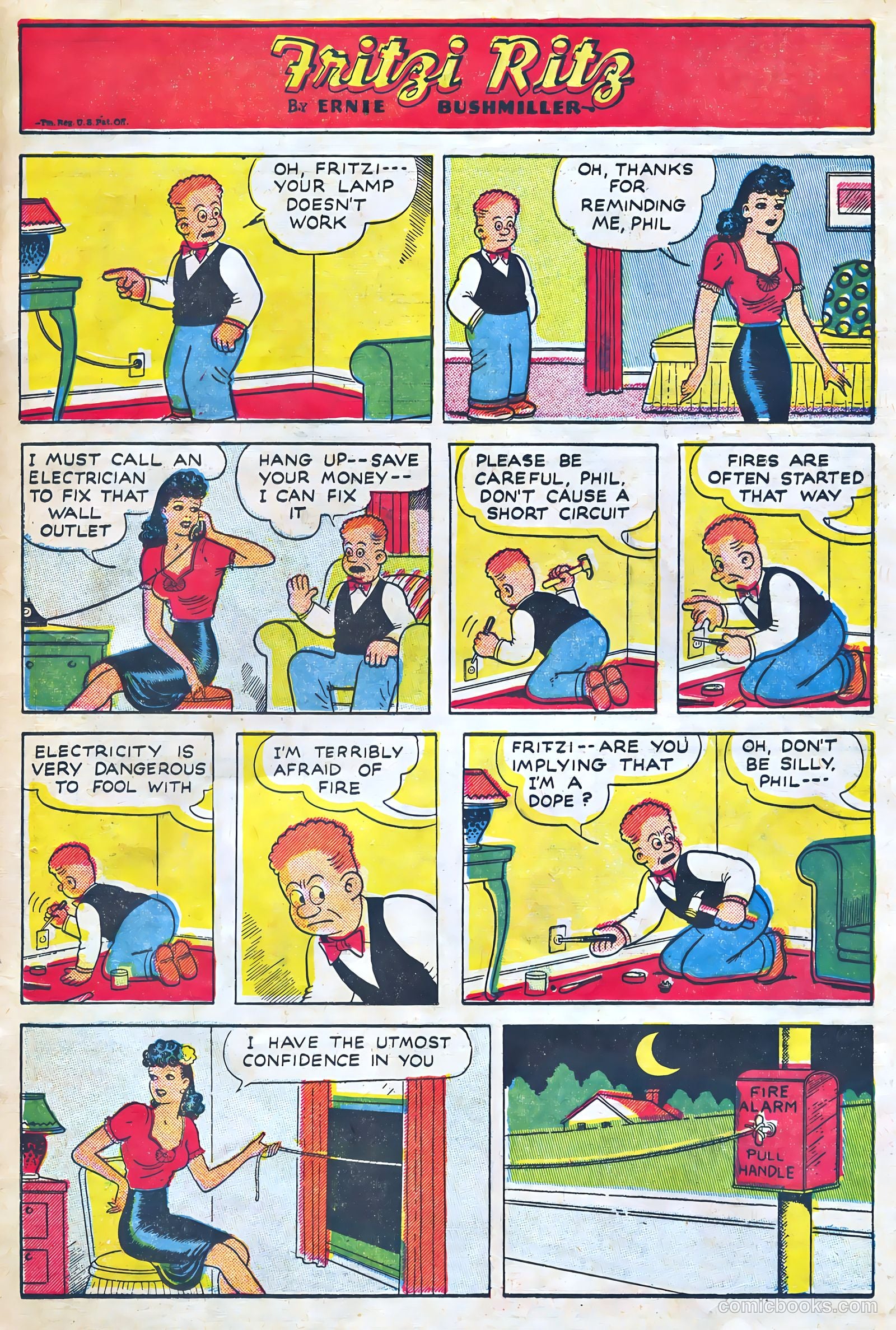 Fritzi Ritz #49 (1956) — page 17 of 28