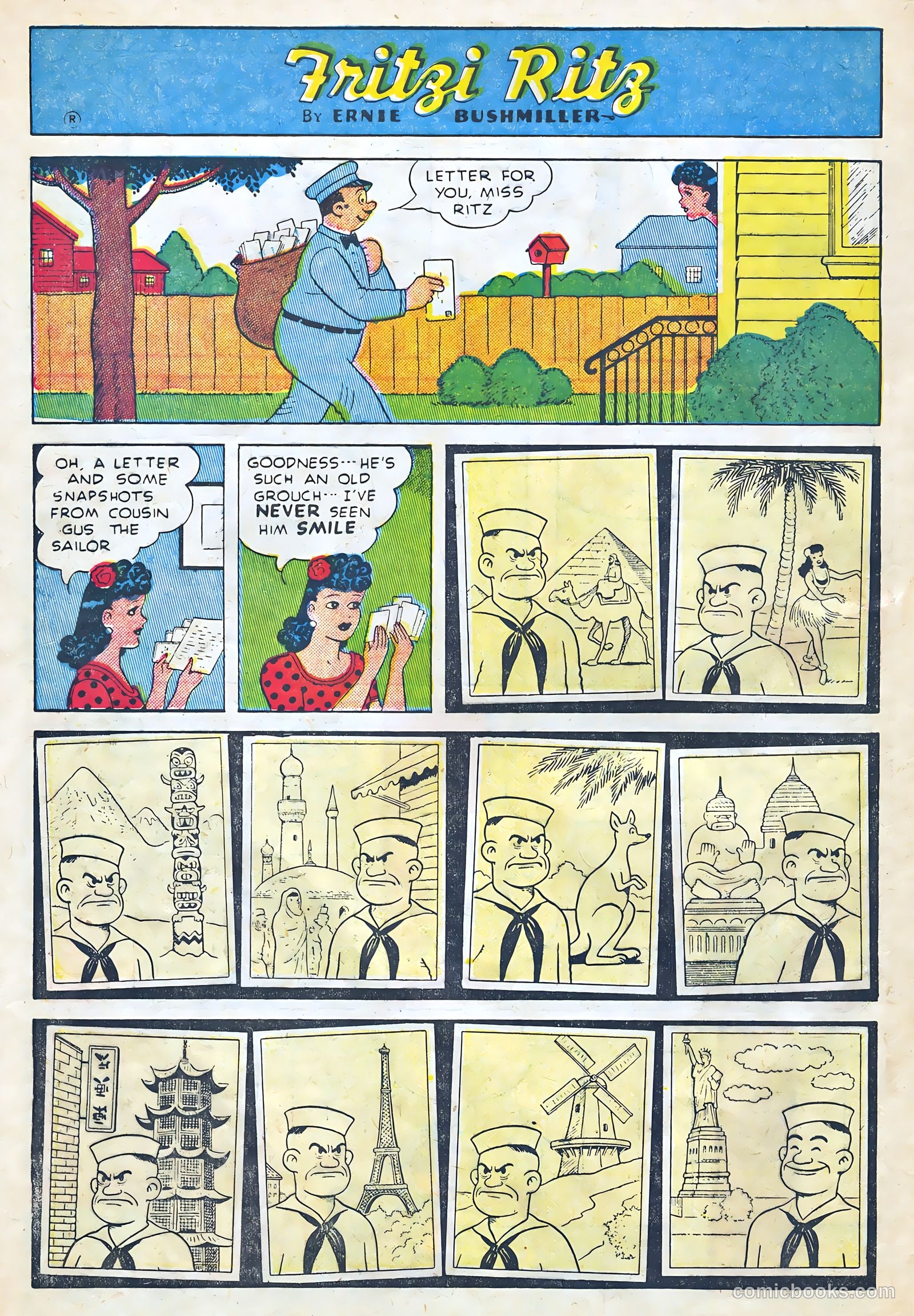 Fritzi Ritz #49 (1956) — page 21 of 28