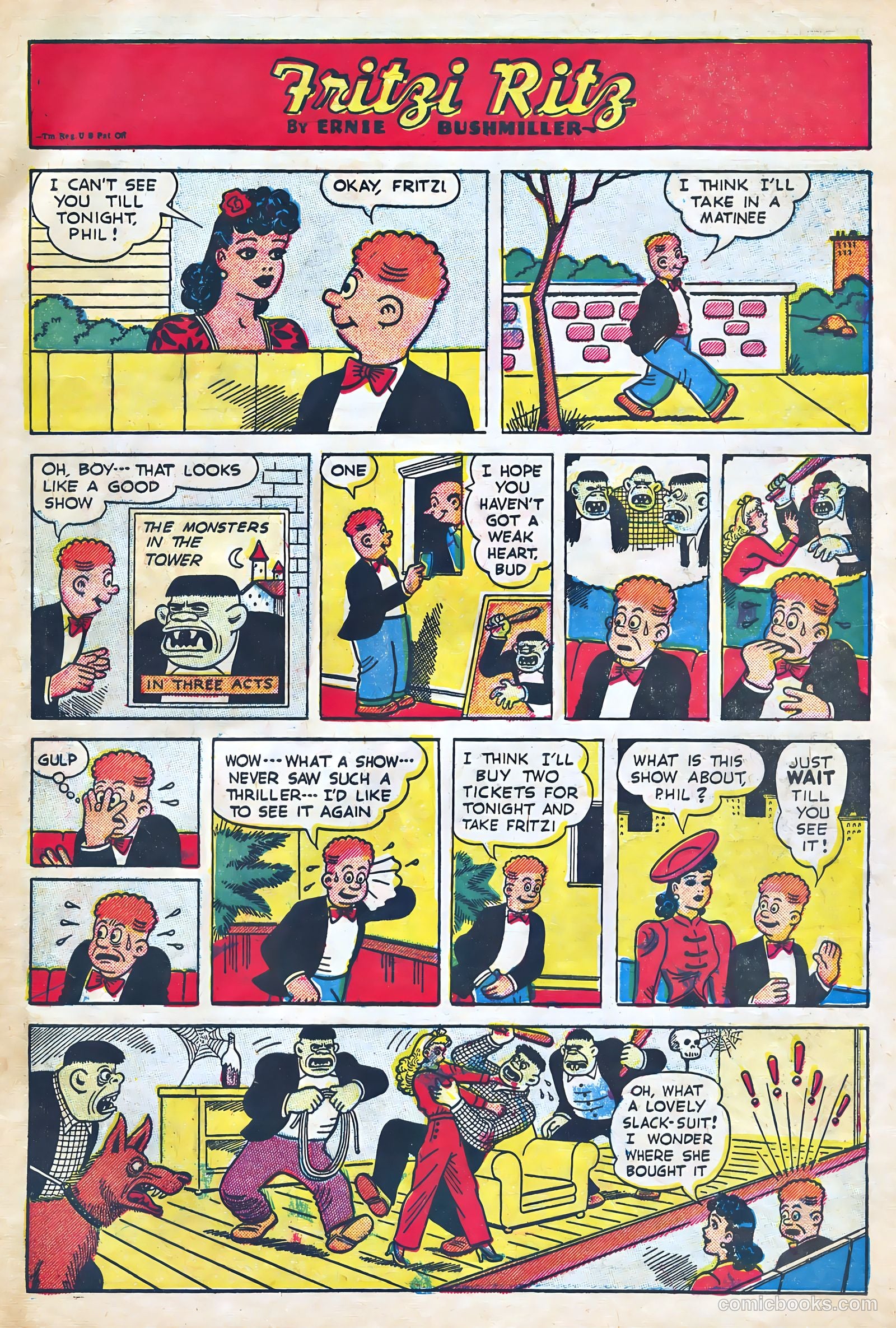 Fritzi Ritz #49 (1956) — page 24 of 28