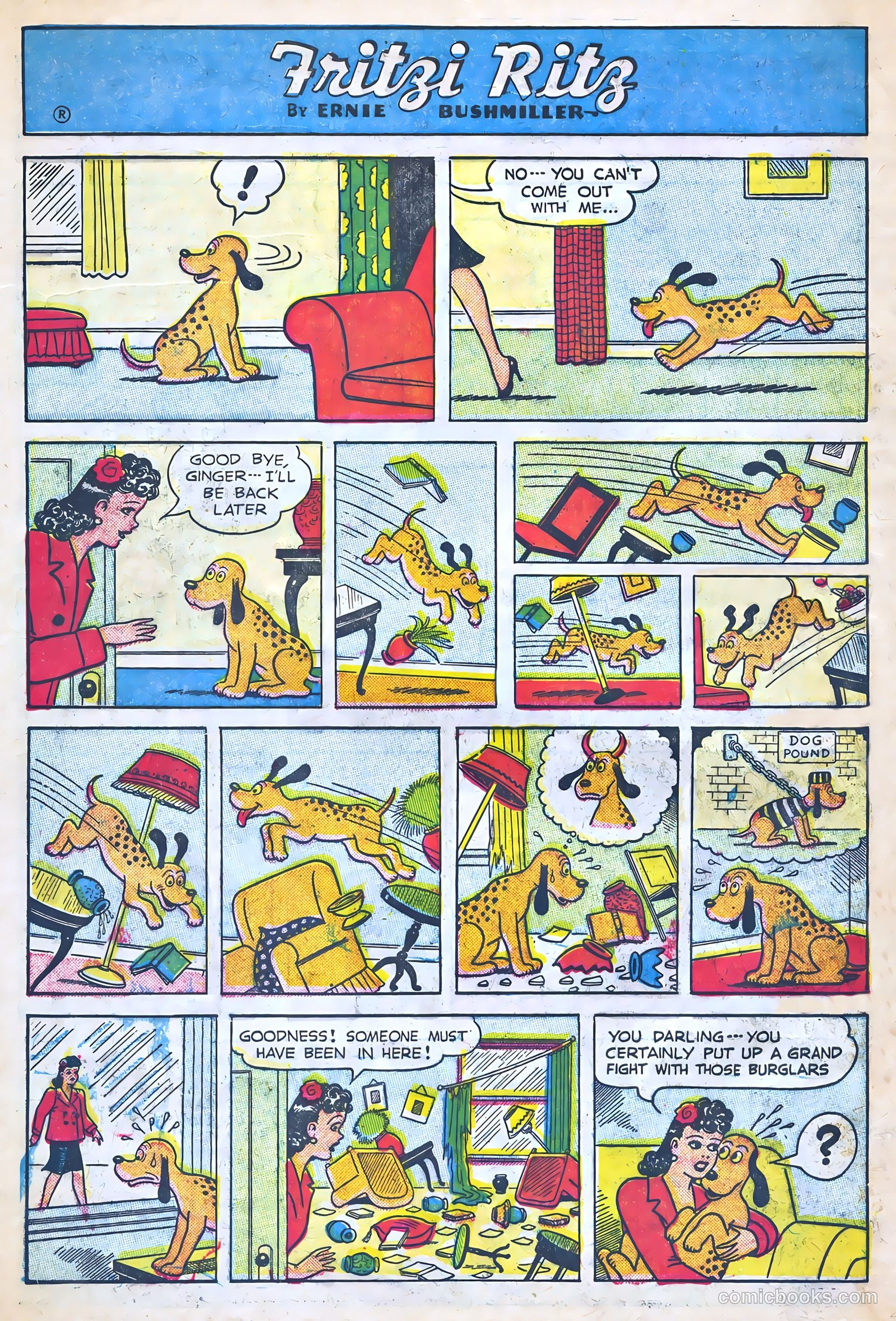 Fritzi Ritz #49 (1956) — page 25 of 28