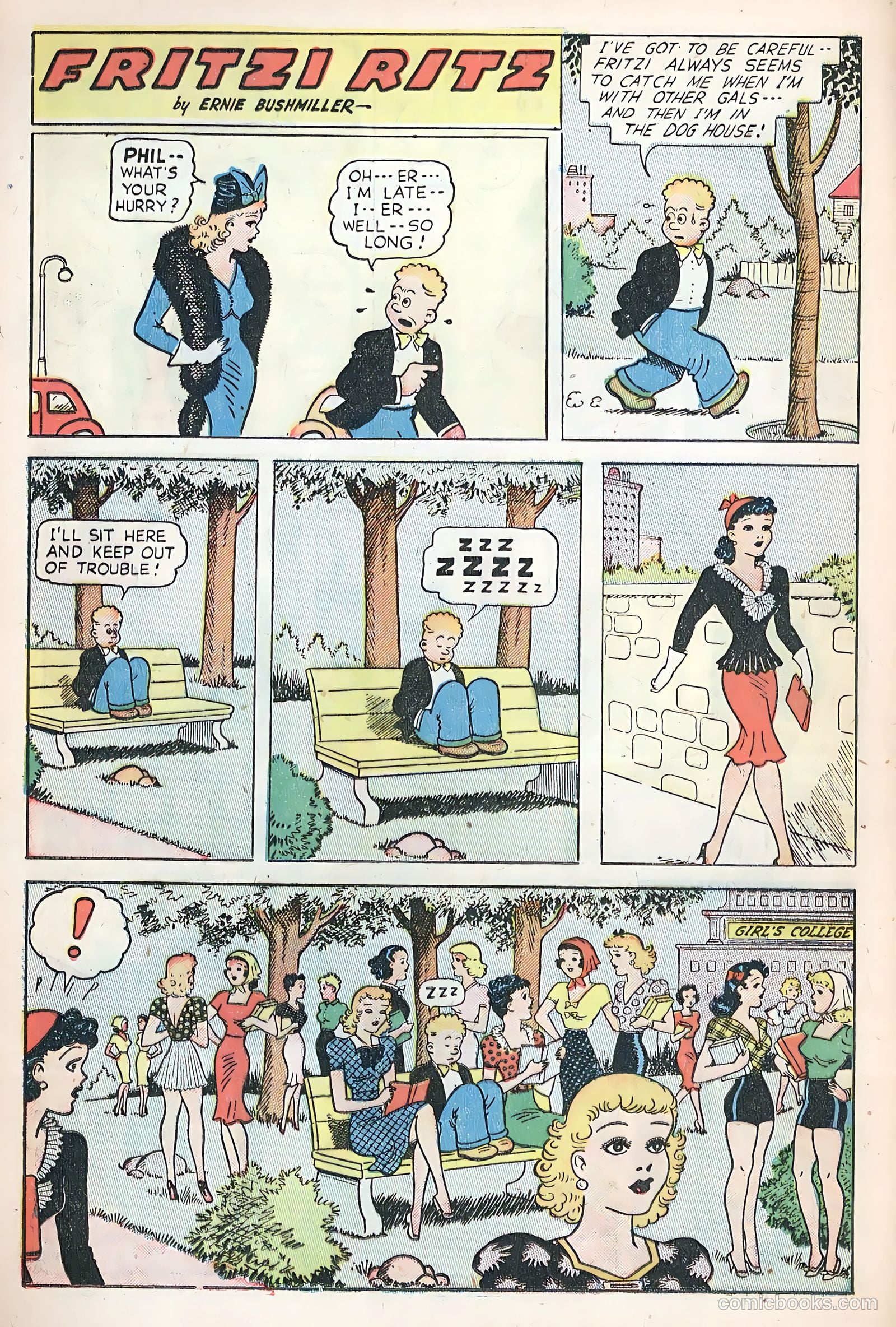 Fritzi Ritz #5 (1949) — page 12 of 36
