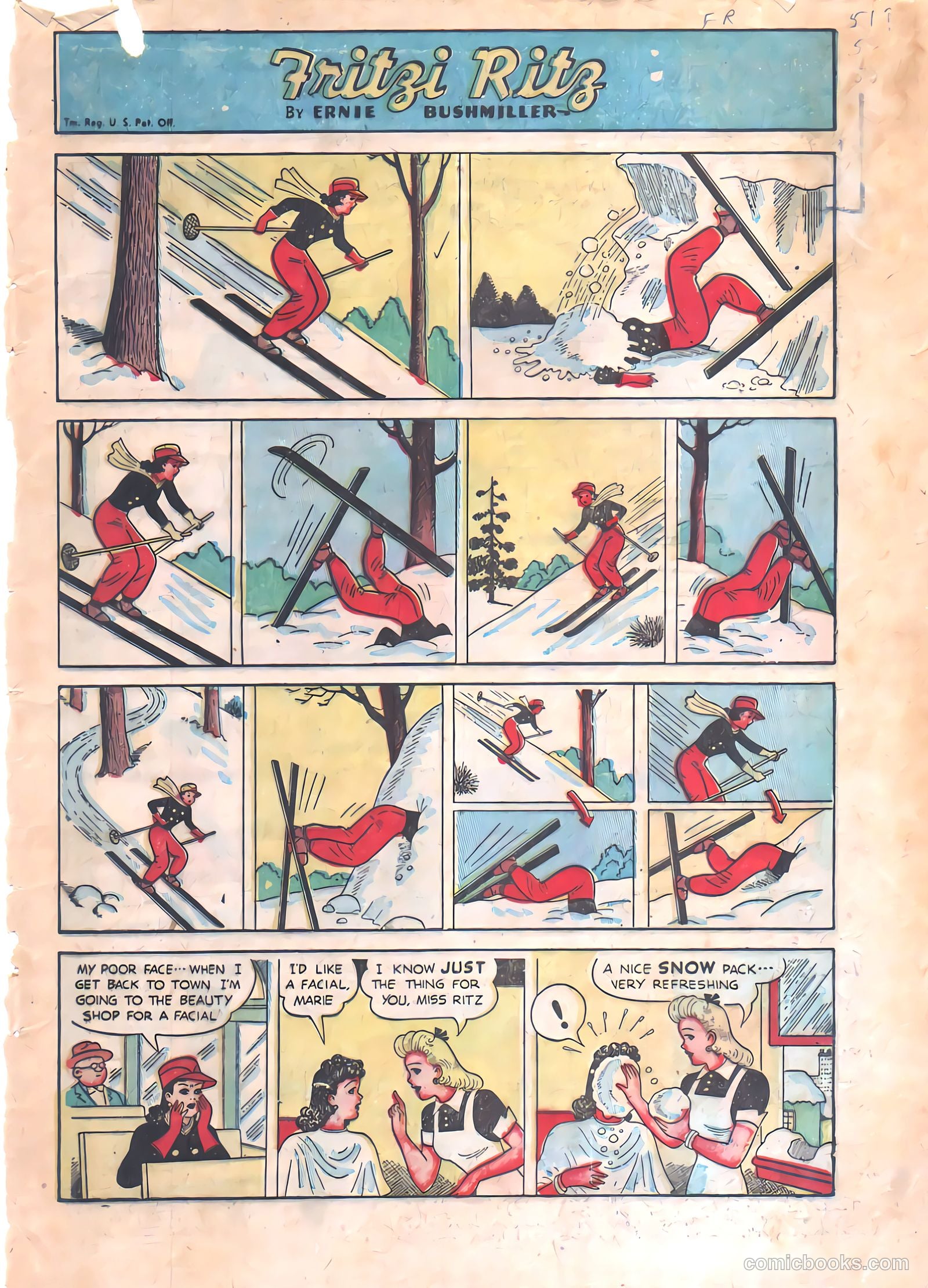 Fritzi Ritz #51 (1957) — page 3 of 30
