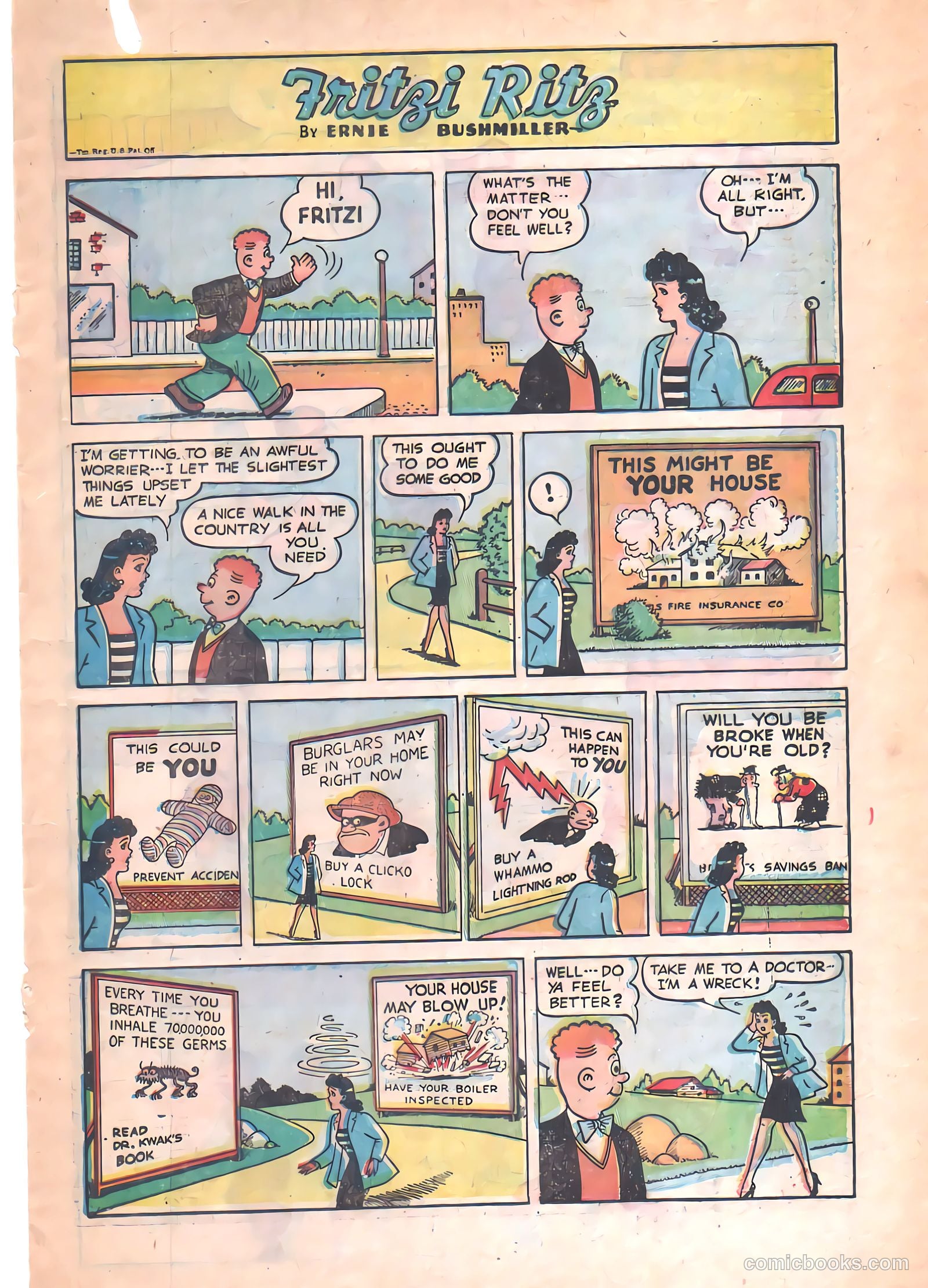 Fritzi Ritz #51 (1957) — page 17 of 30