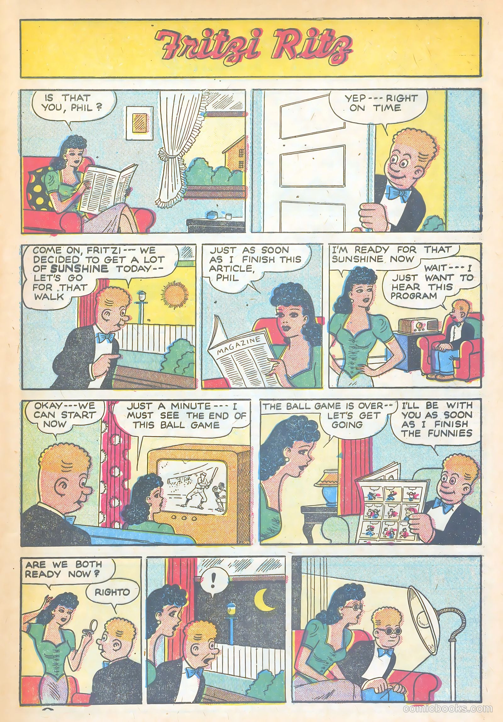 Fritzi Ritz #54 (1957) — page 3 of 30
